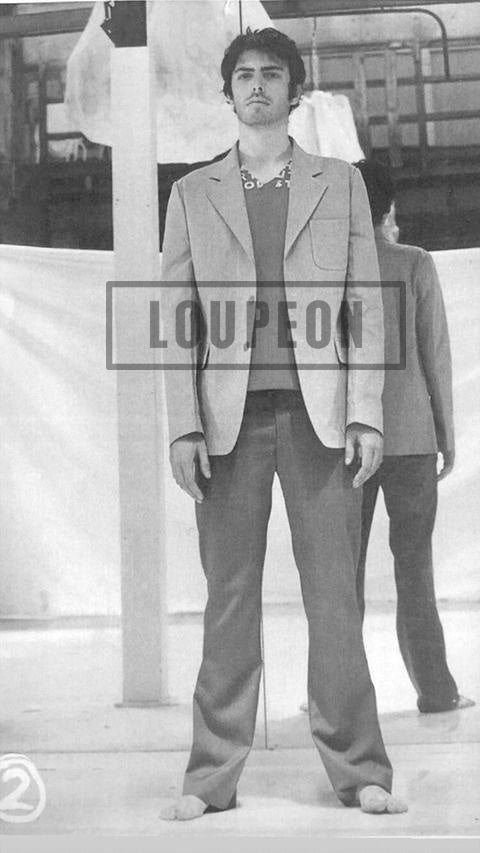 1999 A/W FLARED WIDE ANATOMIC PANTS IN COTTON