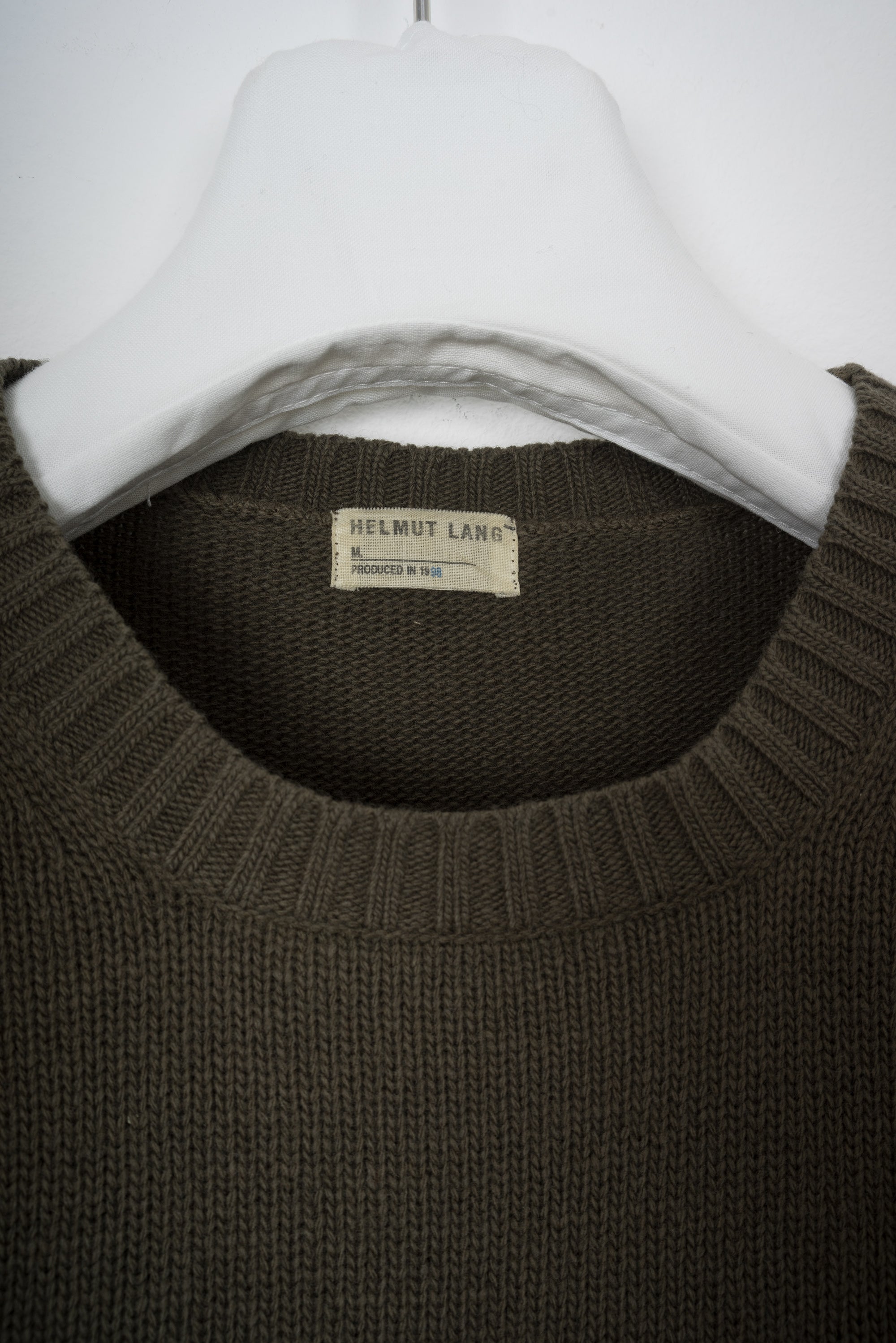 1998 A/W WOOL CREWNECK WITH KANGAROO BACK POCKET