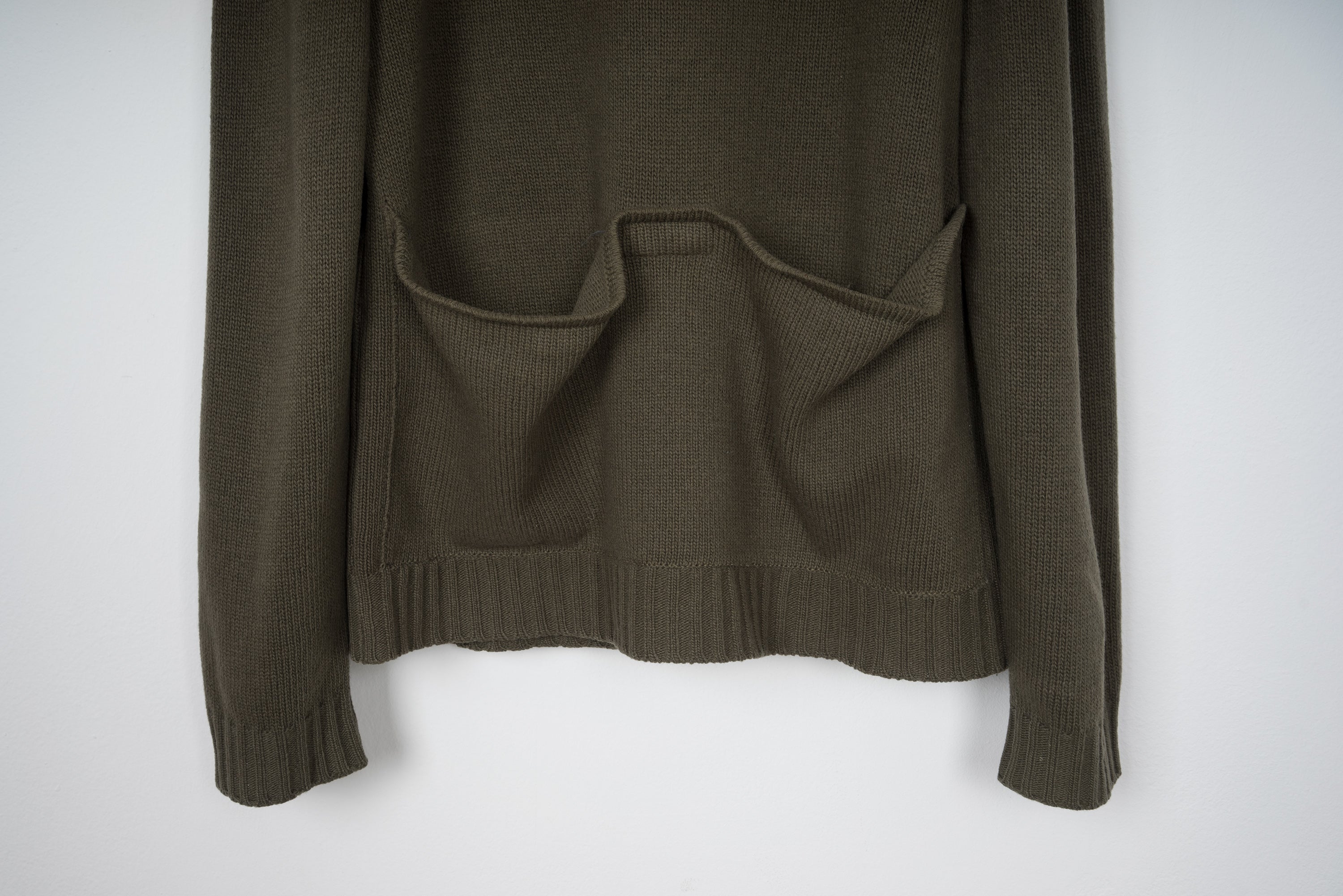 1998 A/W WOOL CREWNECK WITH KANGAROO BACK POCKET