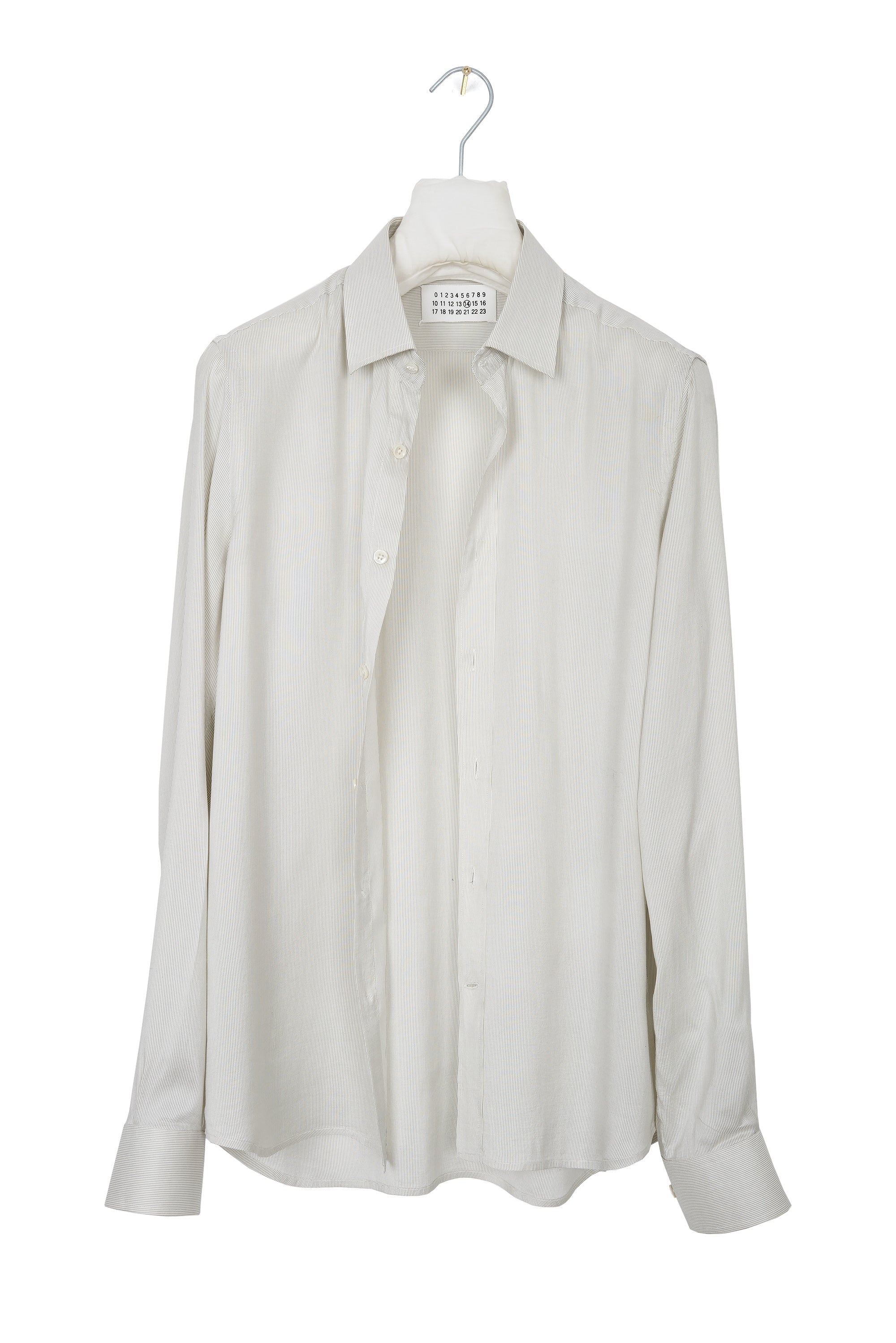 2005 A/W PINSTRIPE SILK SHIRT