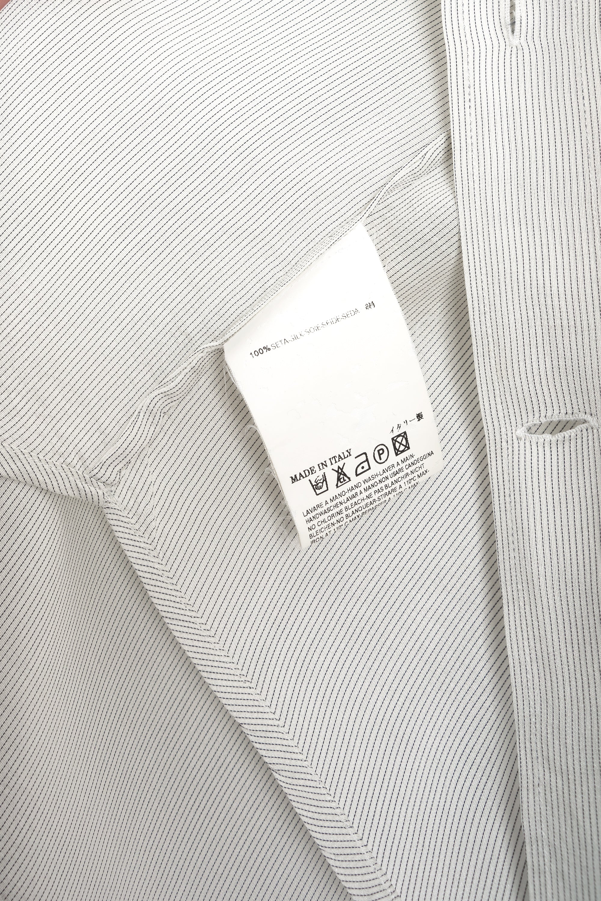 2005 A/W PINSTRIPE SILK SHIRT