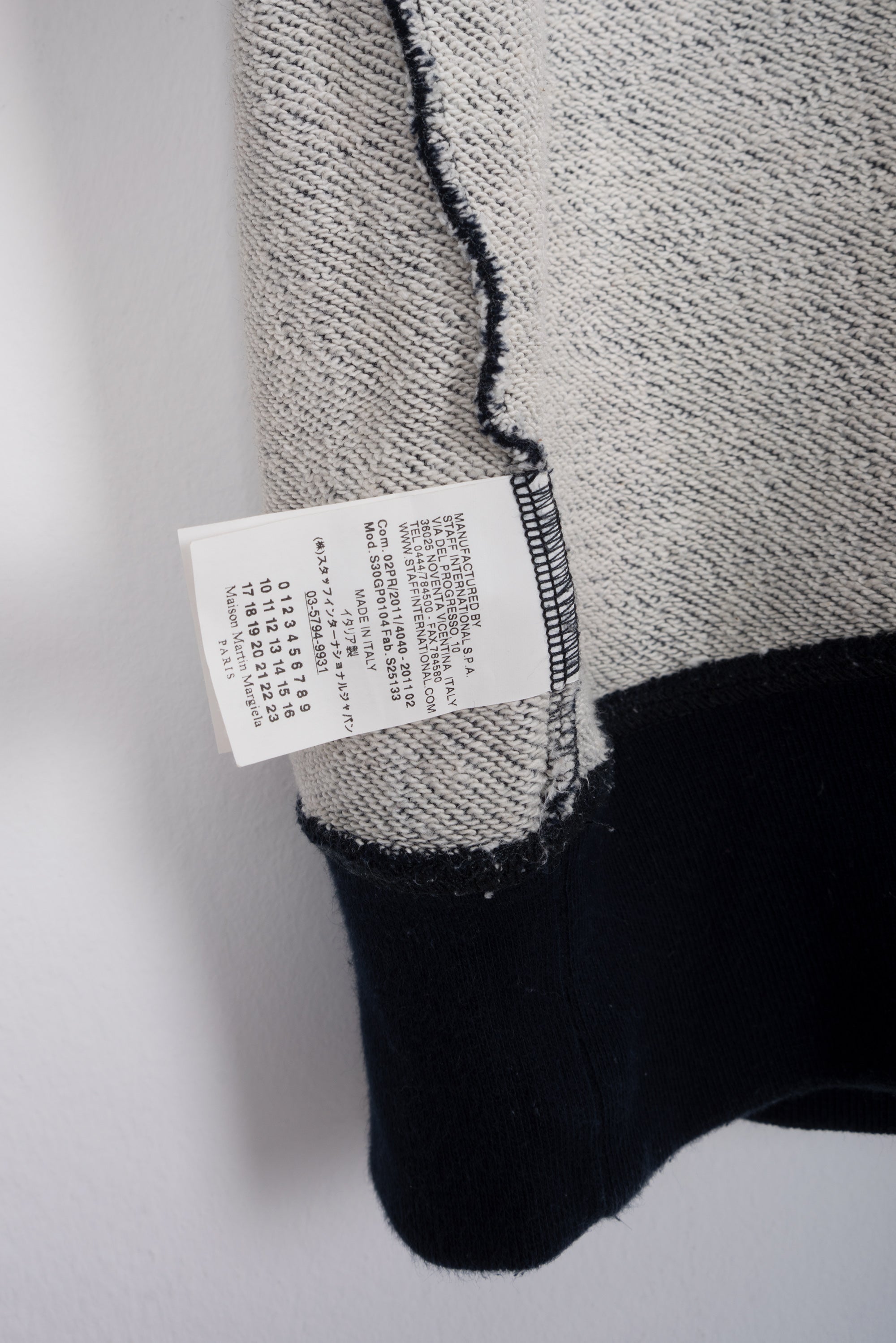 2011 A/W REPLICA "MILITARY SWEATSHIRT. CALIFORNIA. 1955"