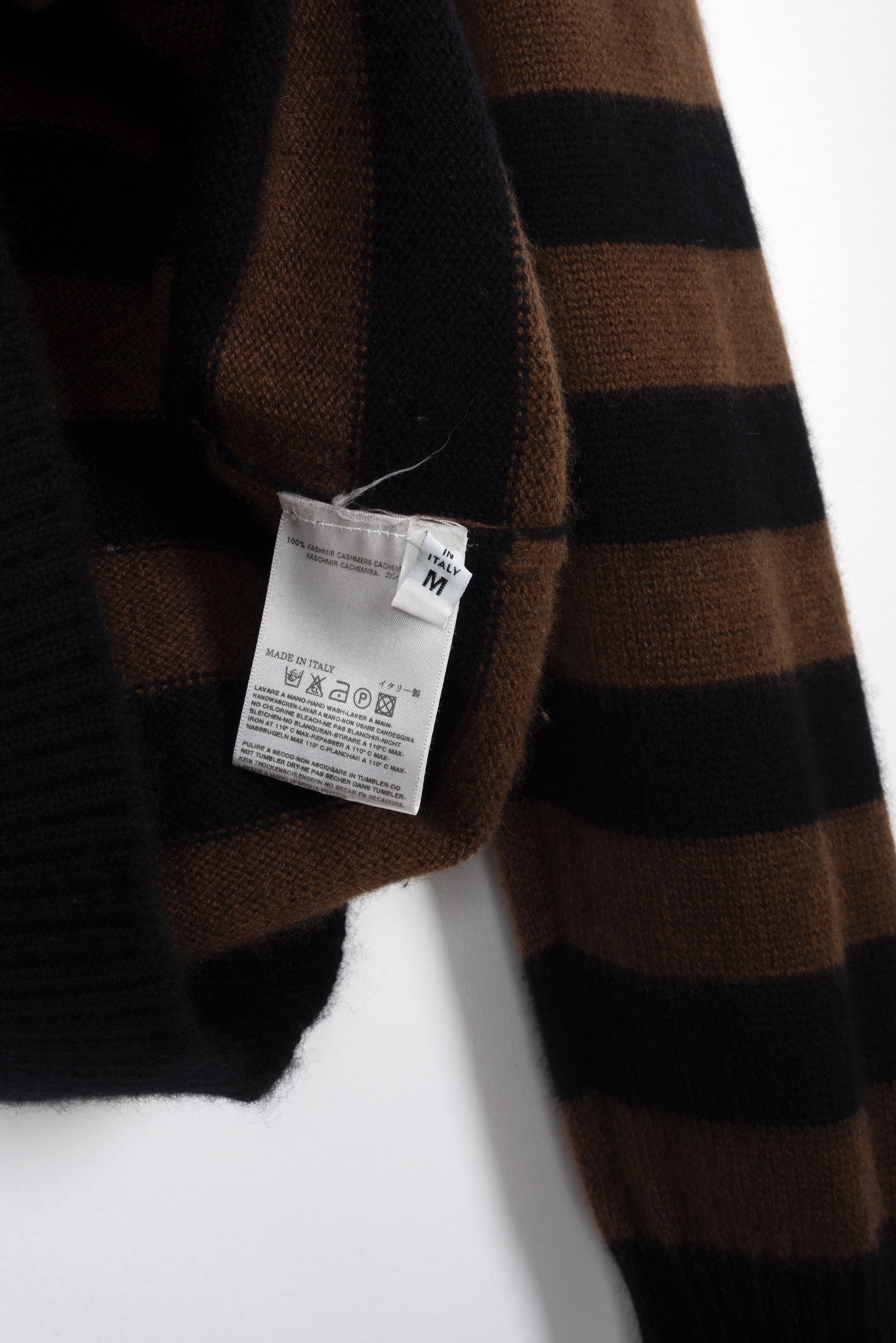 2006 A/W REPLICA STRIPED CASHMERE SWEATER
