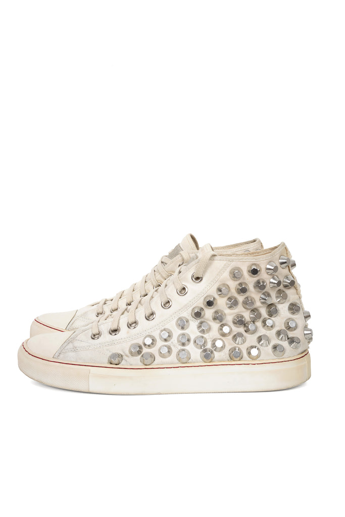 2006 S/S STUDDED CANVAS TRAINERS