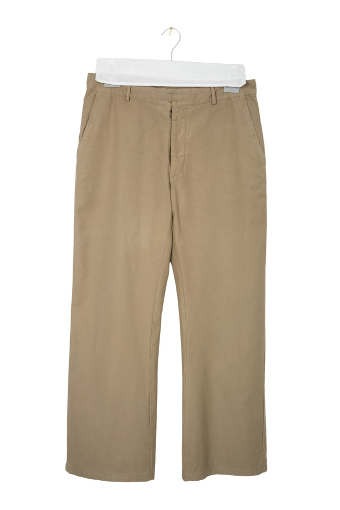 1999 A/W FLARED WIDE ANATOMIC PANTS IN COTTON