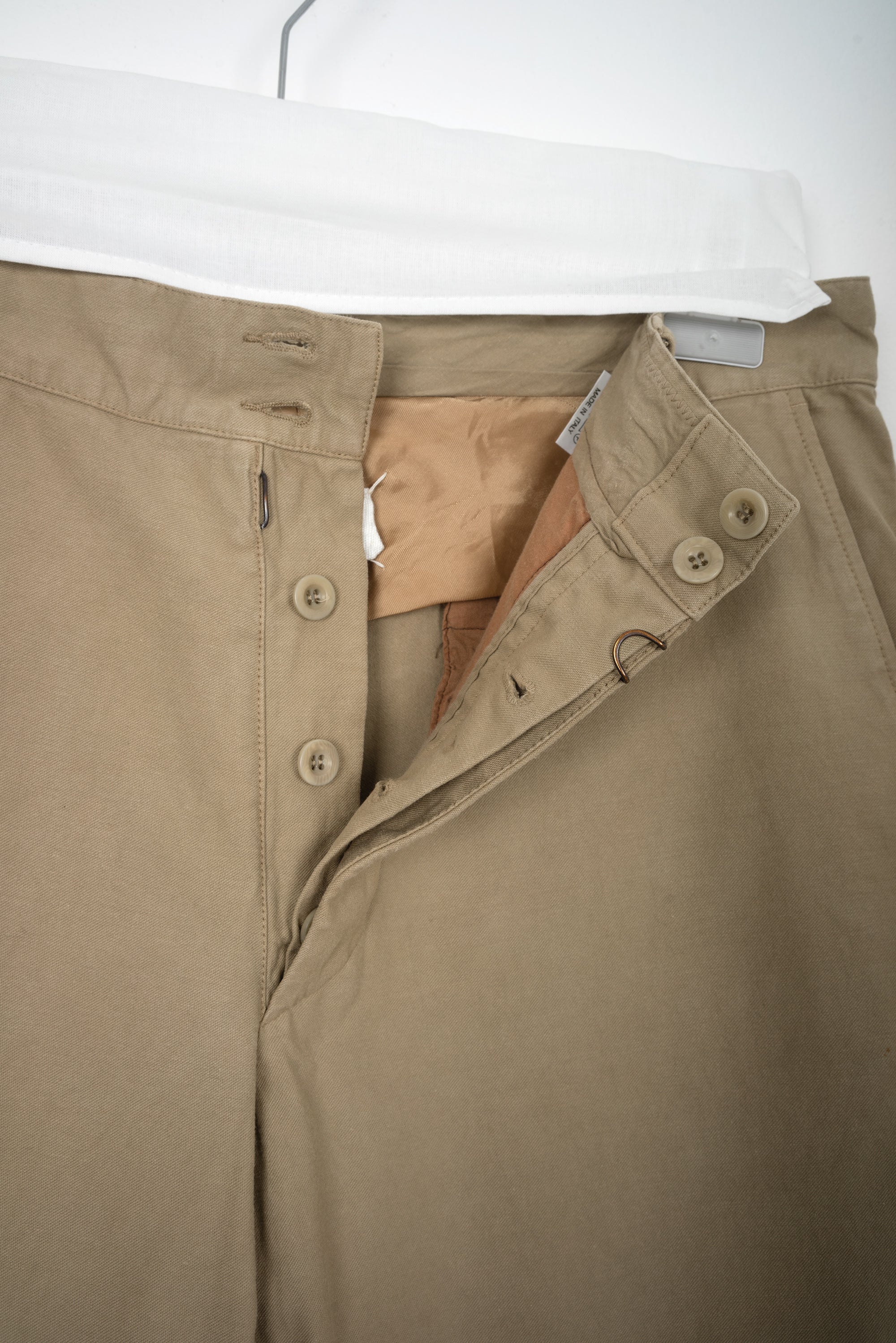 1999 A/W FLARED WIDE ANATOMIC PANTS IN COTTON
