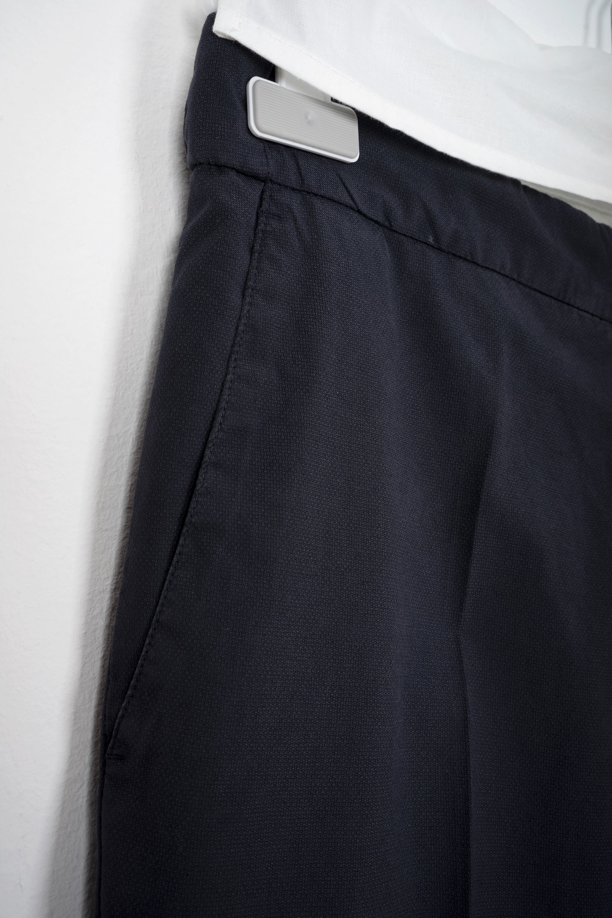 2010 S/S DARK BLUE COTTON TROUSERS