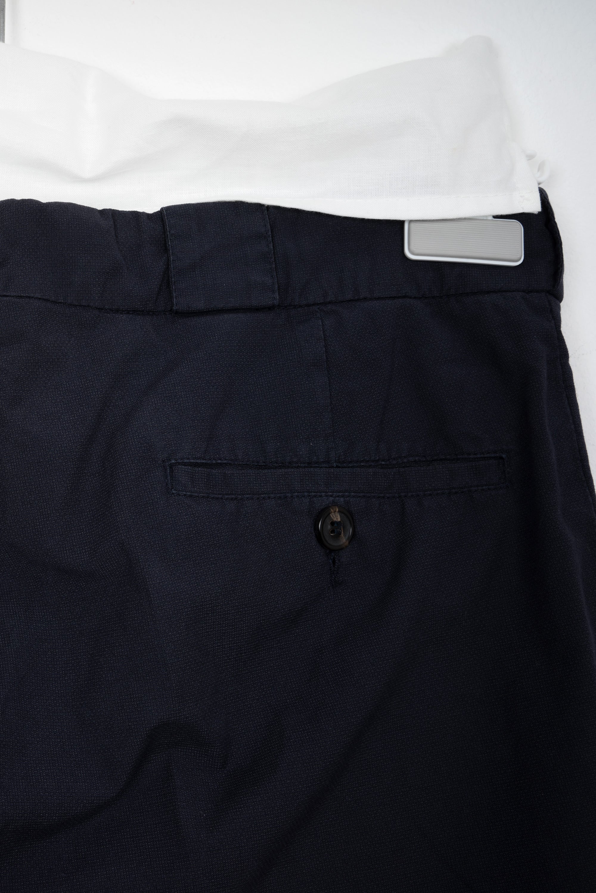 2010 S/S DARK BLUE COTTON TROUSERS