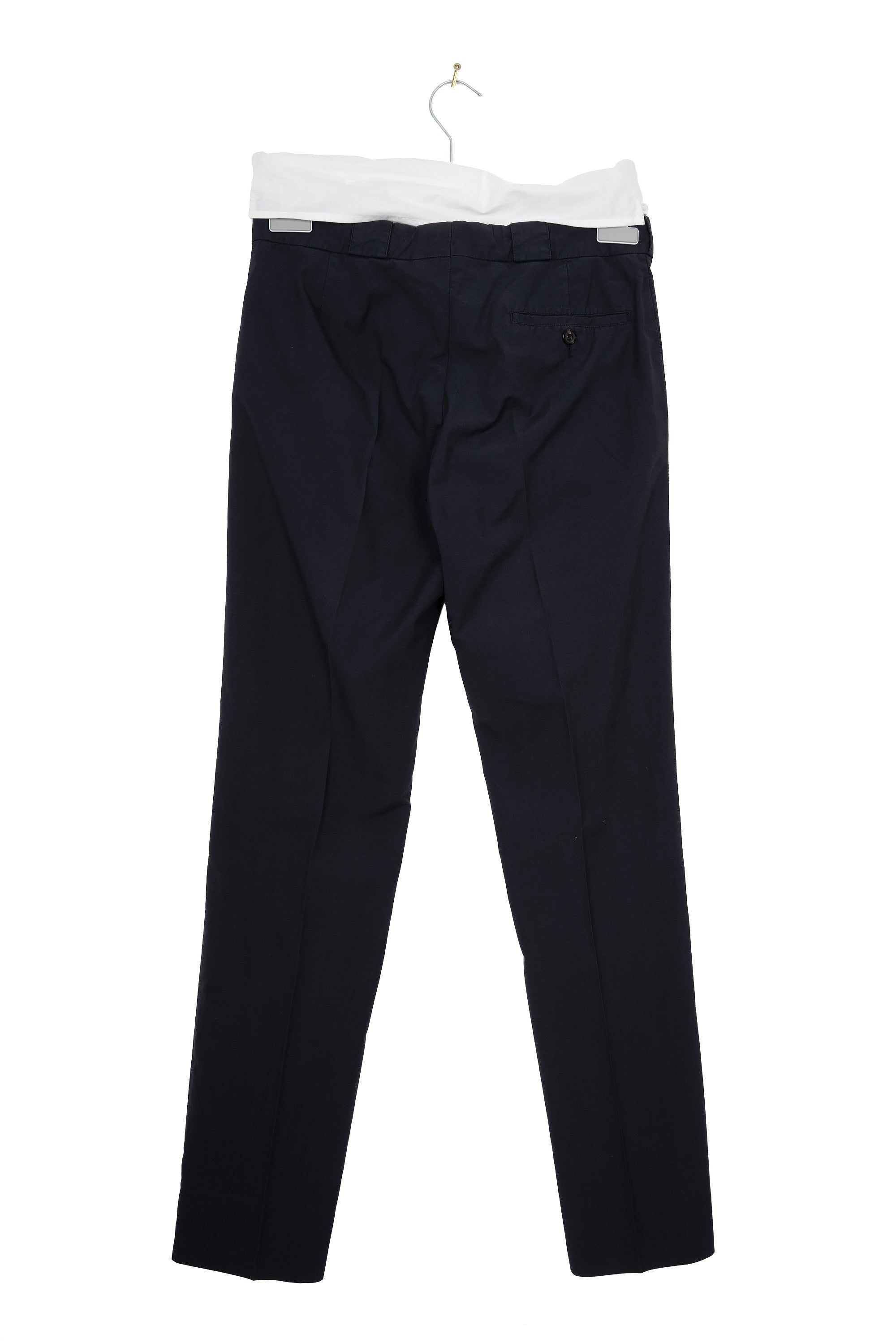 2010 S/S DARK BLUE COTTON TROUSERS