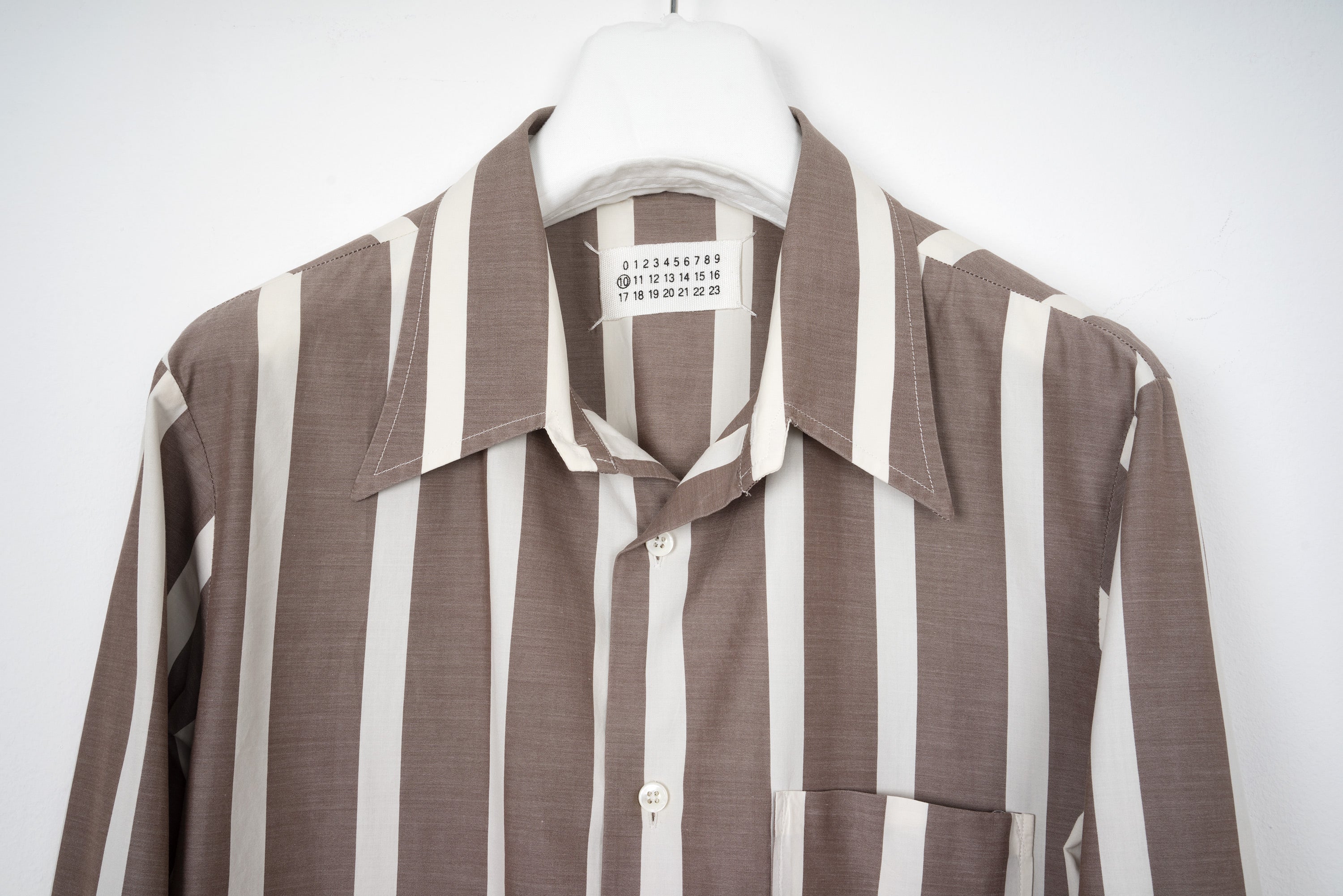 2004 A/W WOVEN JUMBO STRIPE SHIRT