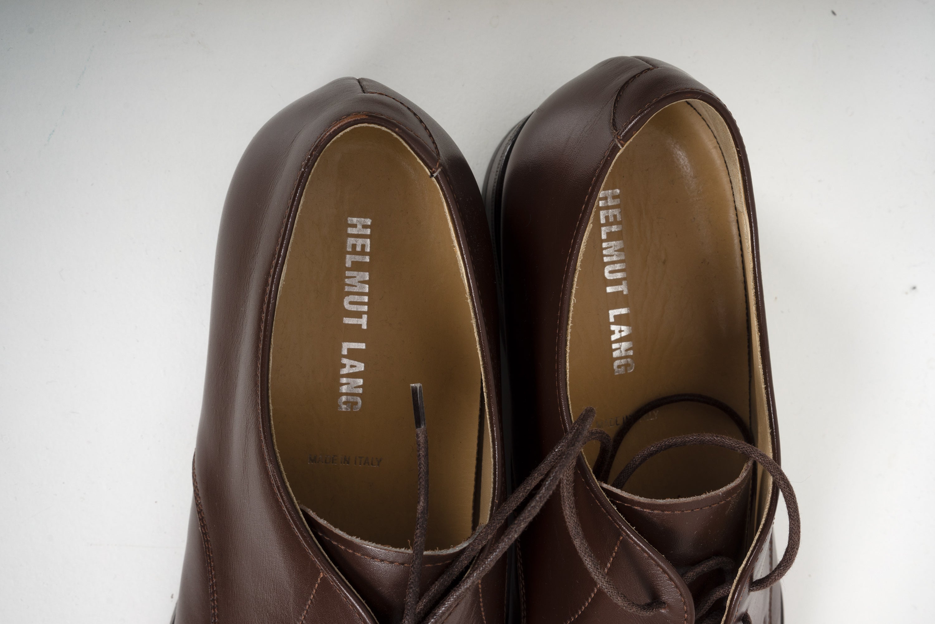 2002 A/W BROWN LEATHER DERBYS