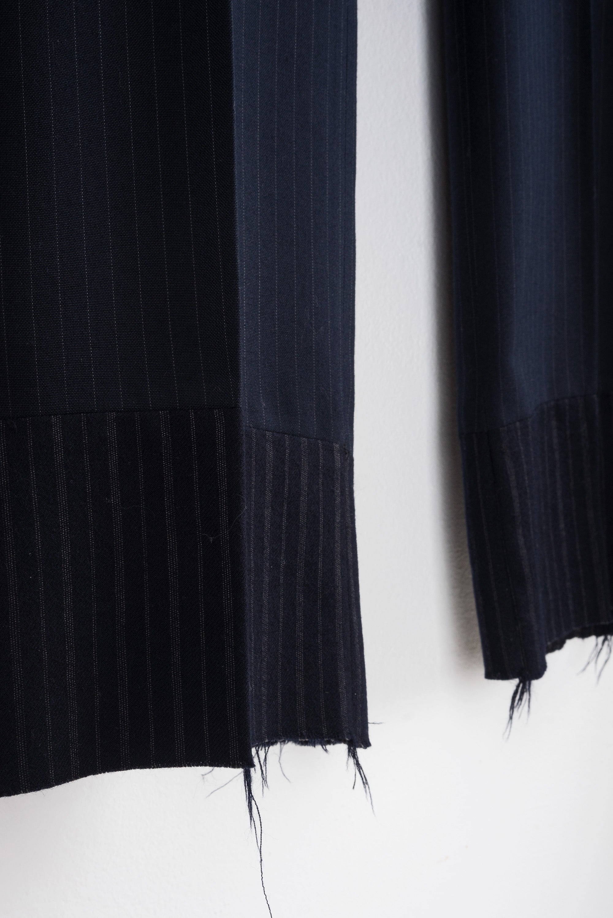 2004 S/S ARTISANAL REWORKED TROUSERS WITH INSERTED JEANS WAISTBAND