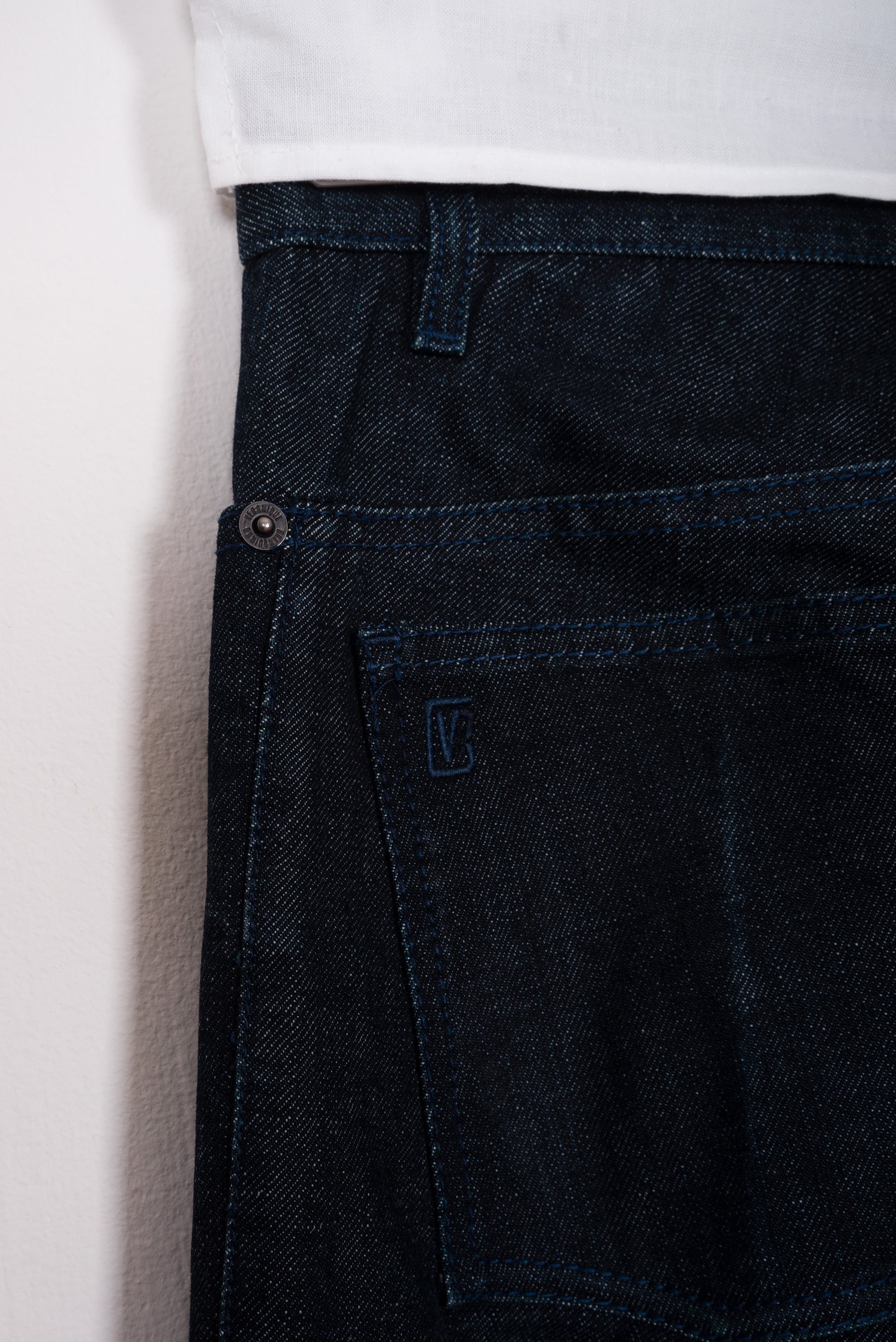 2006 A/W FLARED BLUE DENIM 5-POCKET PANTS