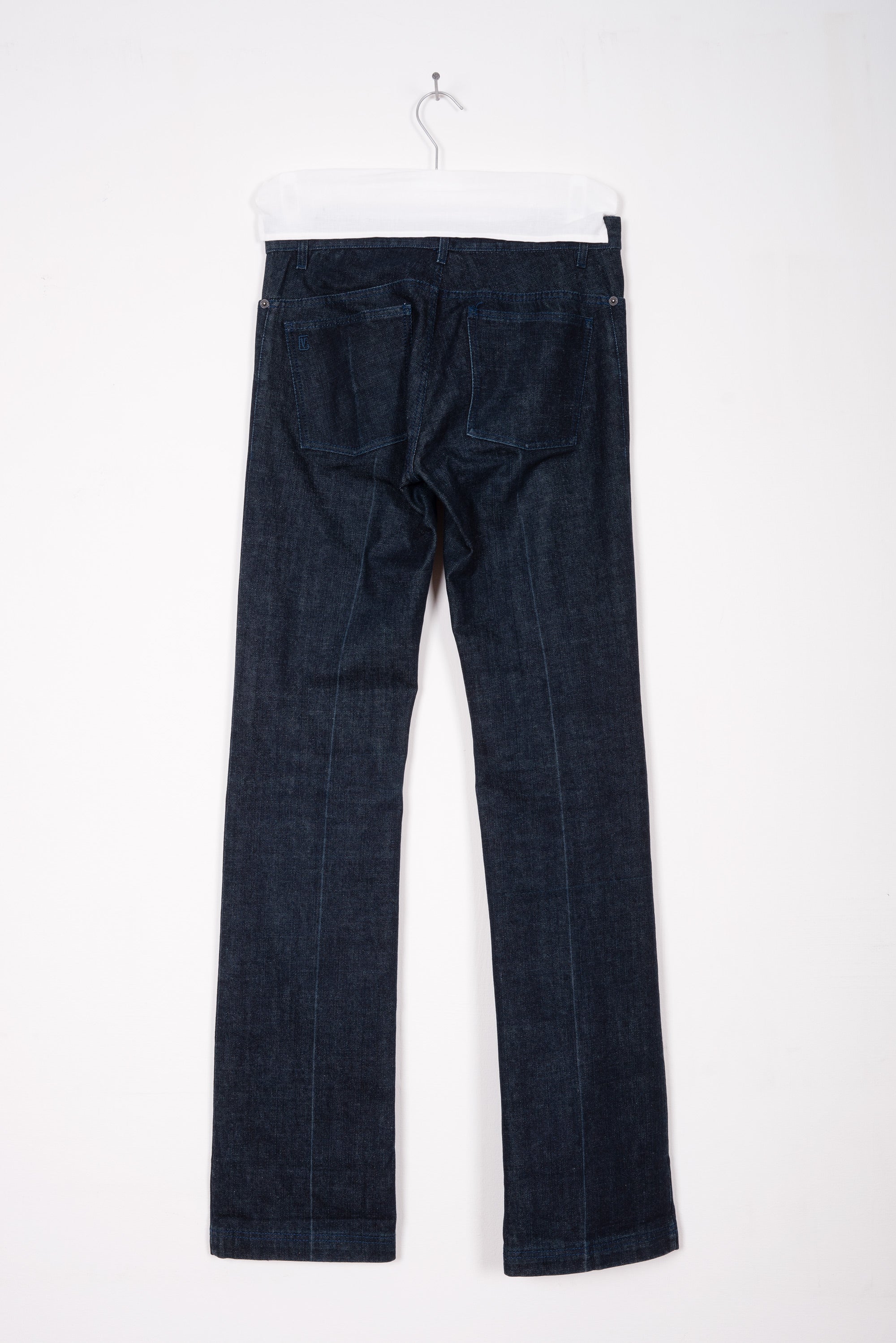 2006 A/W FLARED BLUE DENIM 5-POCKET PANTS