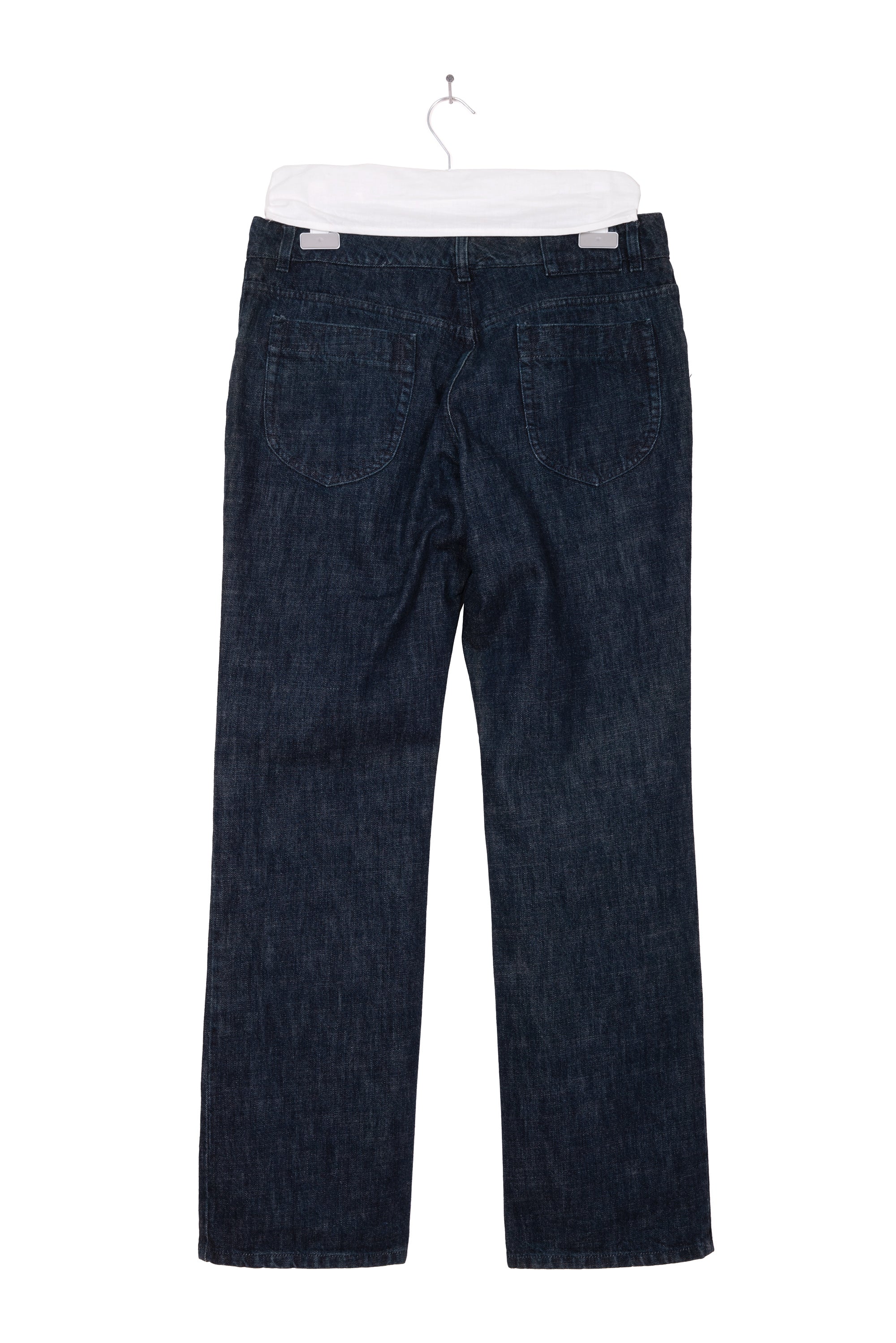 2004 S/S SIGNATURE DENIM PANTS WITH BLANK PATCH