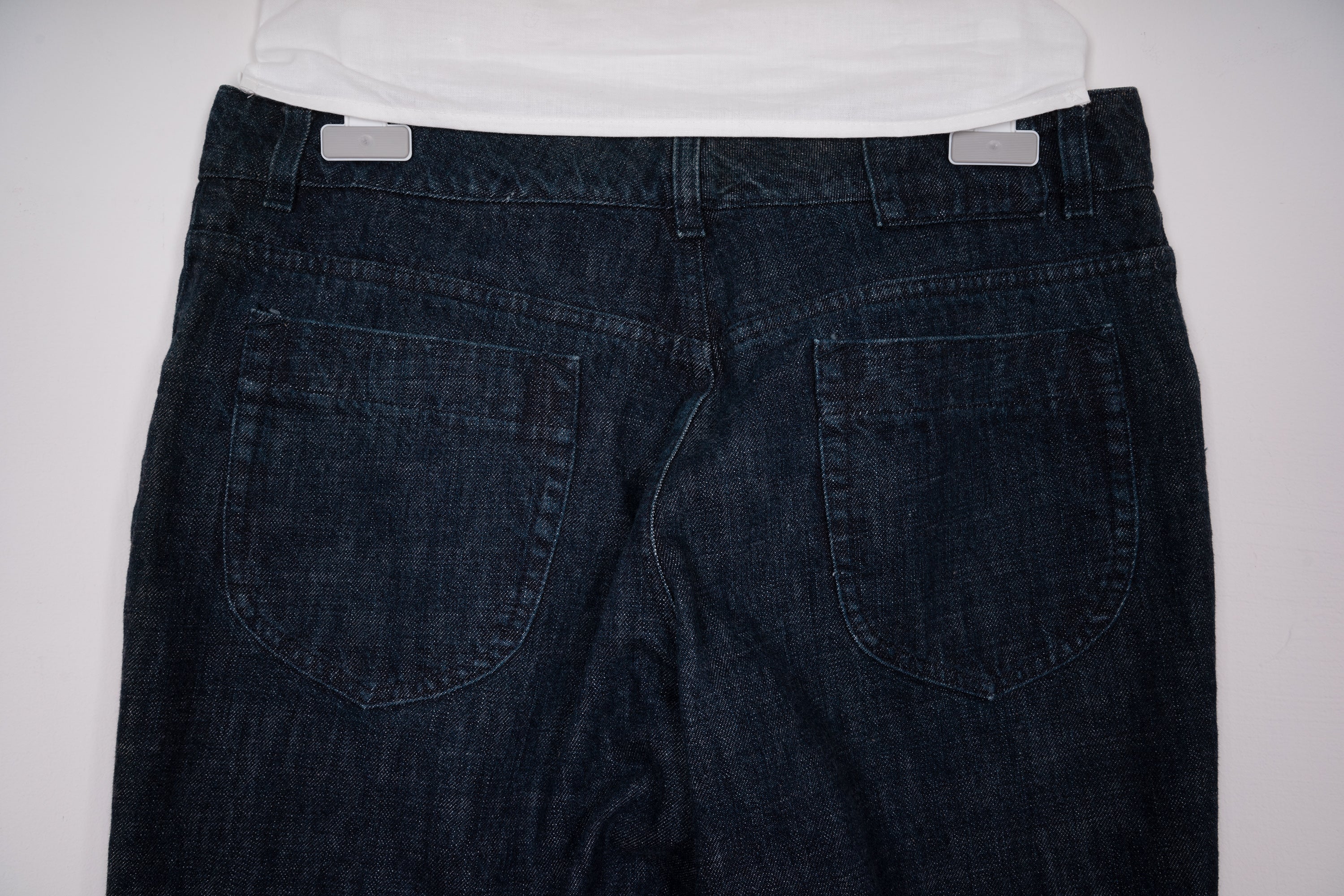 2004 S/S SIGNATURE DENIM PANTS WITH BLANK PATCH