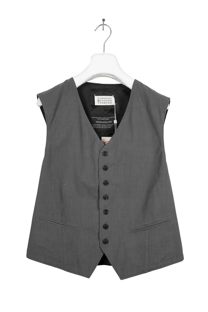 1999 S/S PLAID COTTON WAISTCOAT
