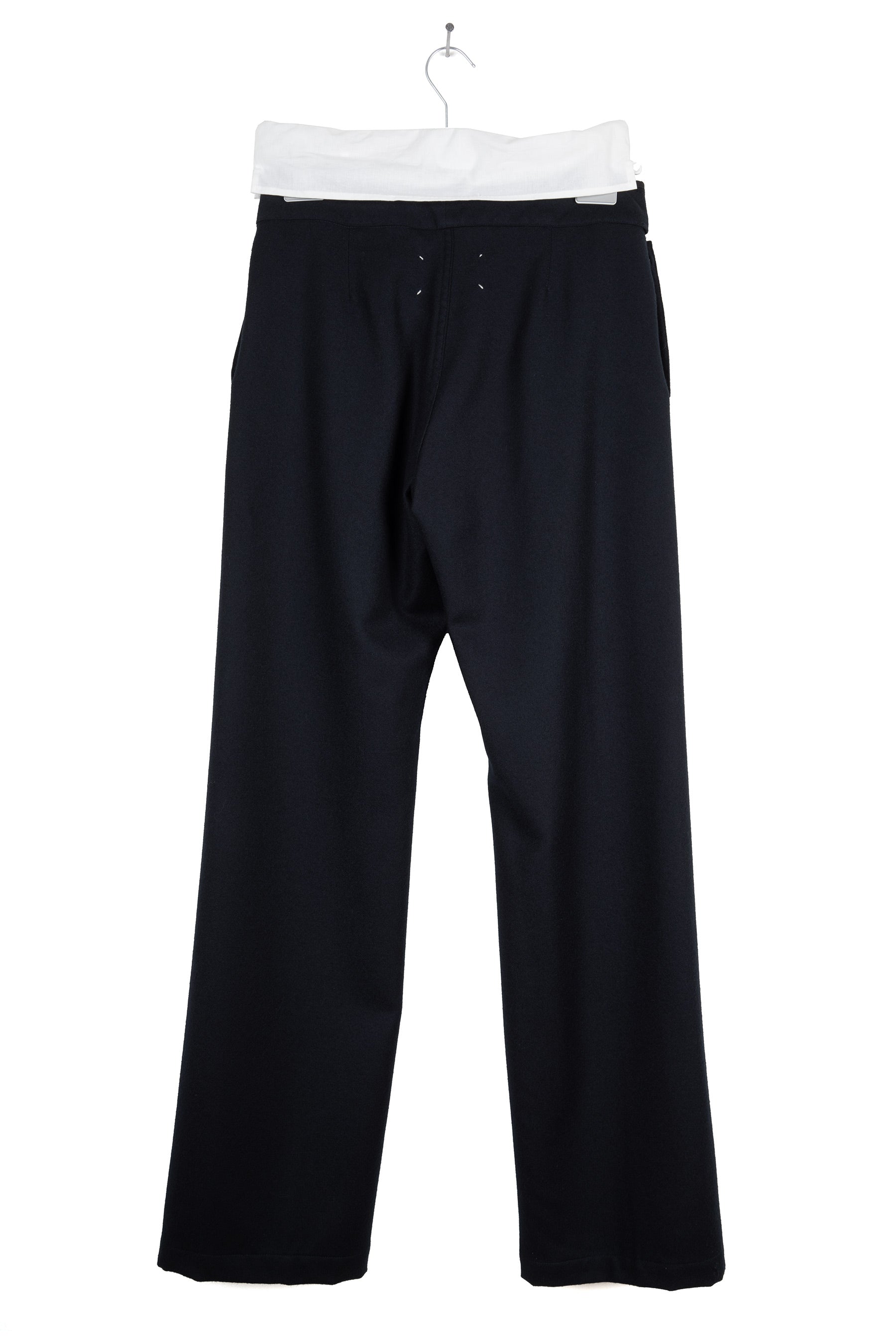 2001 A/W FISHERMAN'S WIDE CUT TROUSERS IN FLANNEL WOOL