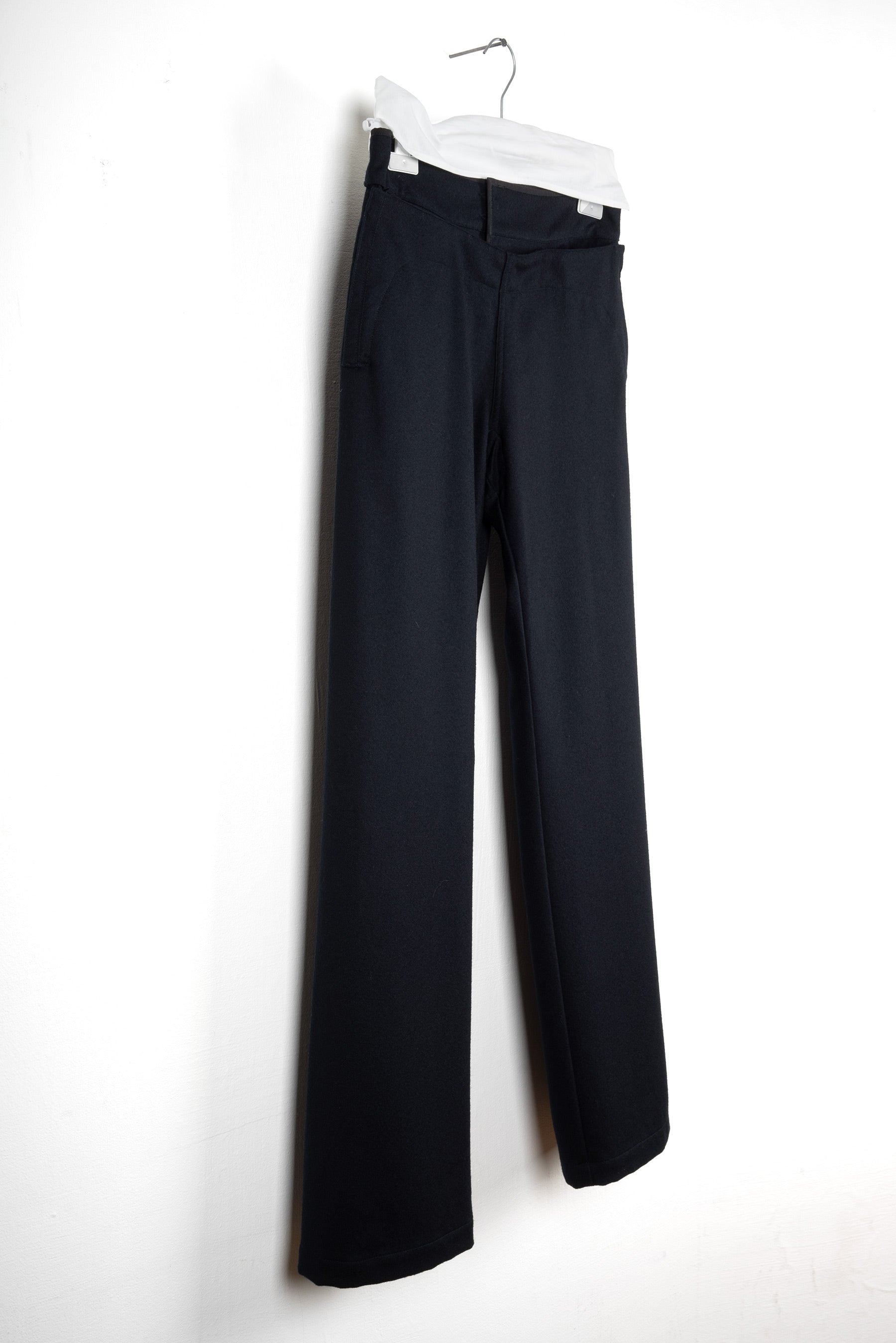 2001 A/W FISHERMAN'S WIDE CUT TROUSERS IN FLANNEL WOOL