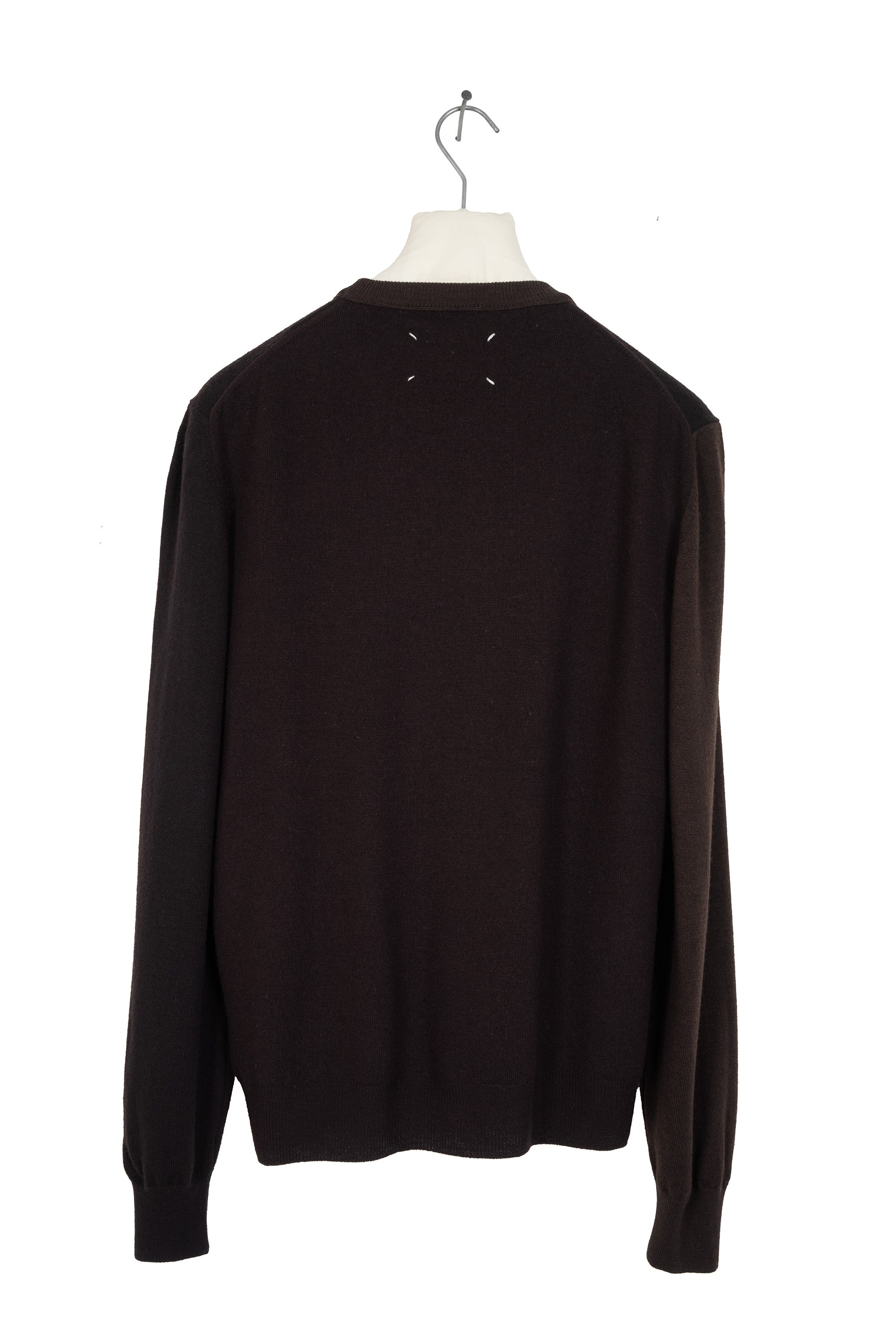 2006 A/W TRI-TONE CREWNECK SWEATER IN WOOL