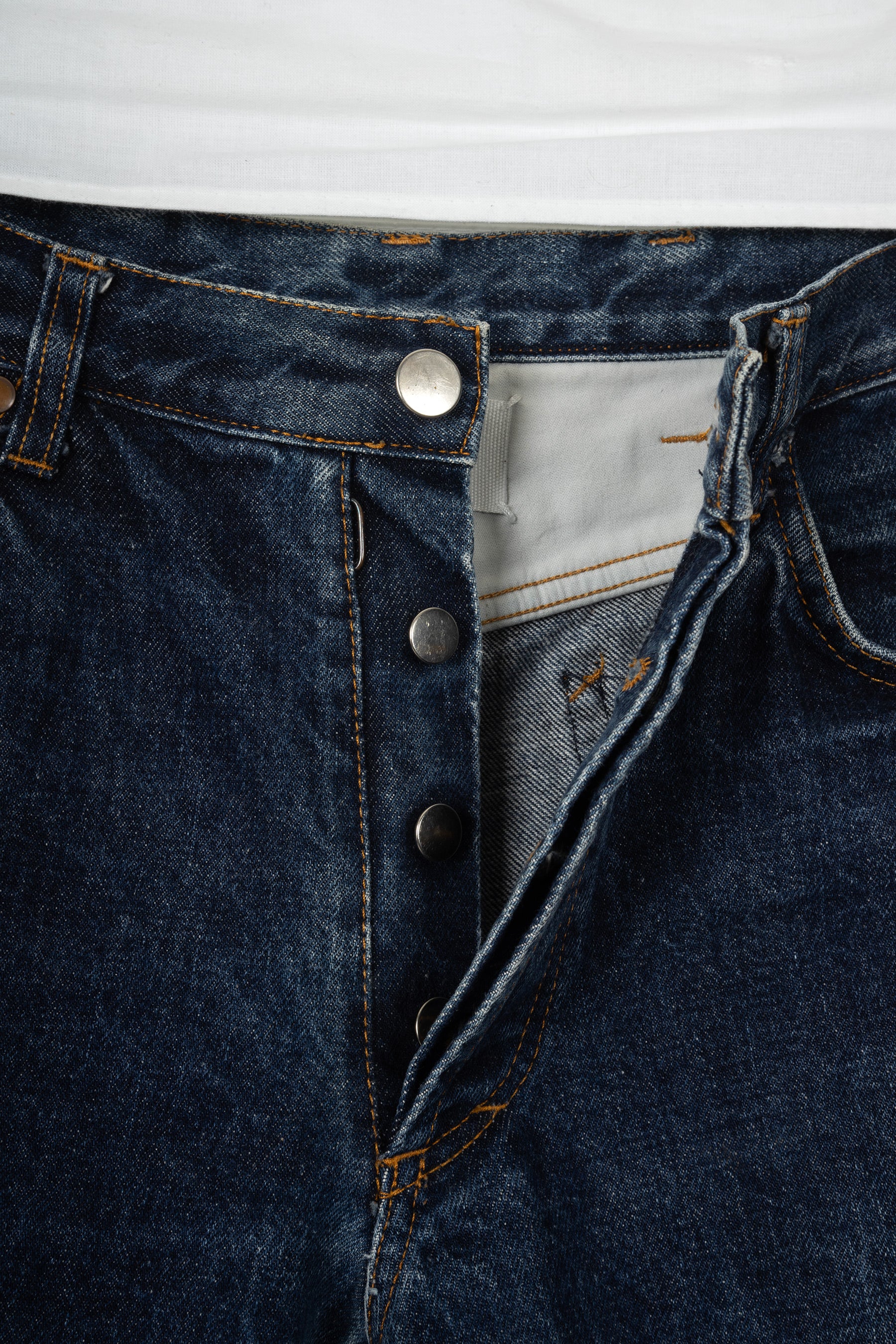 1999 S/S INITIAL BLUE DENIM PANTS