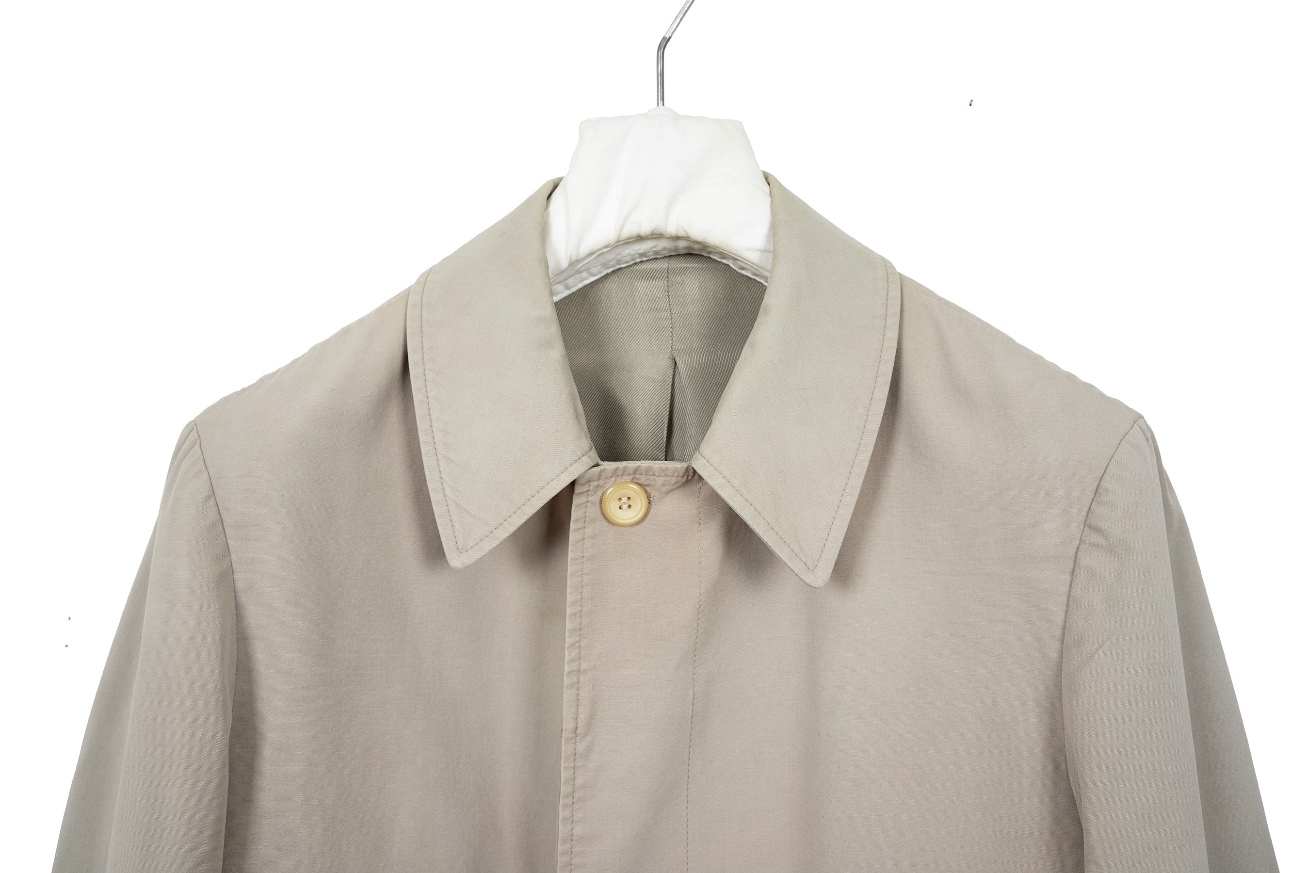 2001 S/S BAL COLLAR COTTON OVERCOAT