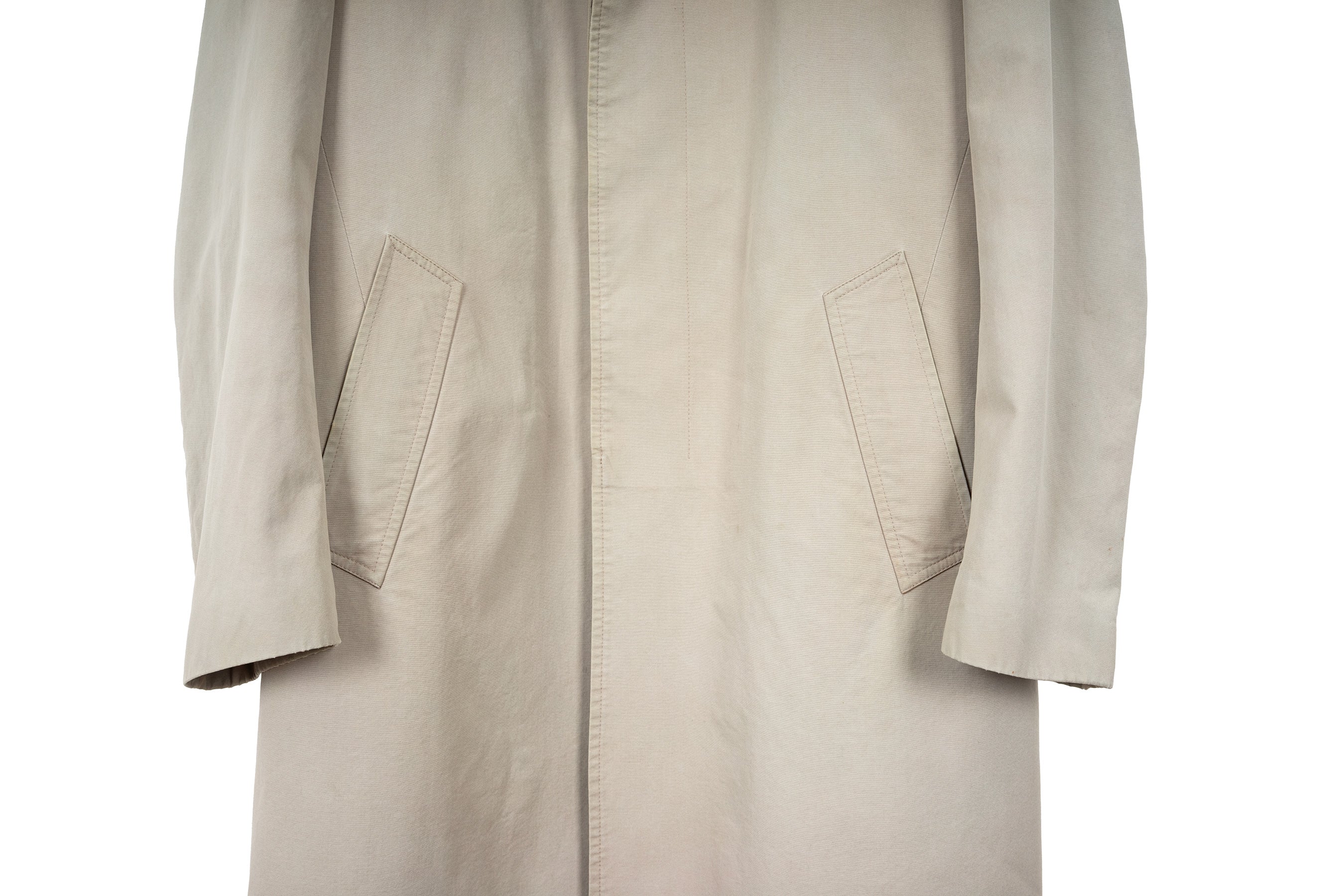 2001 S/S BAL COLLAR COTTON OVERCOAT