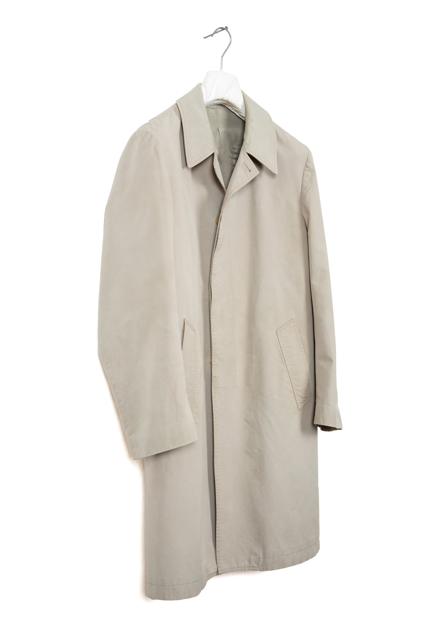 2001 S/S BAL COLLAR COTTON OVERCOAT