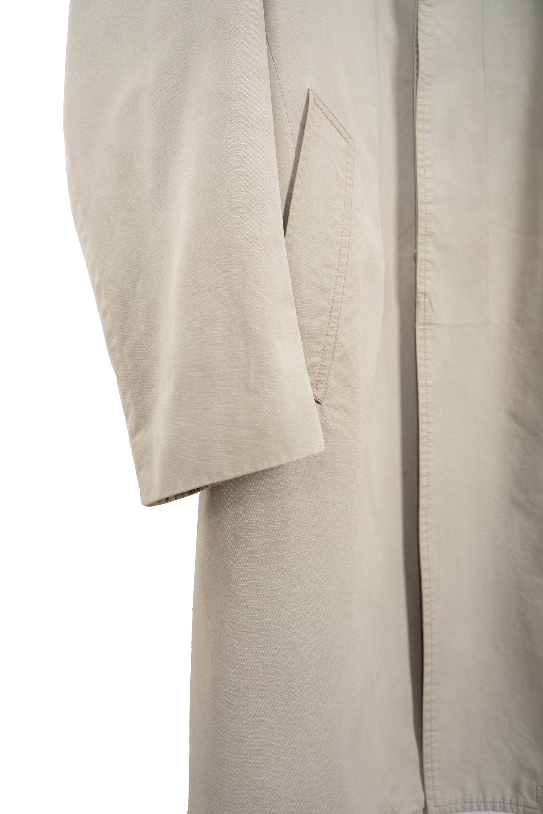 2001 S/S BAL COLLAR COTTON OVERCOAT