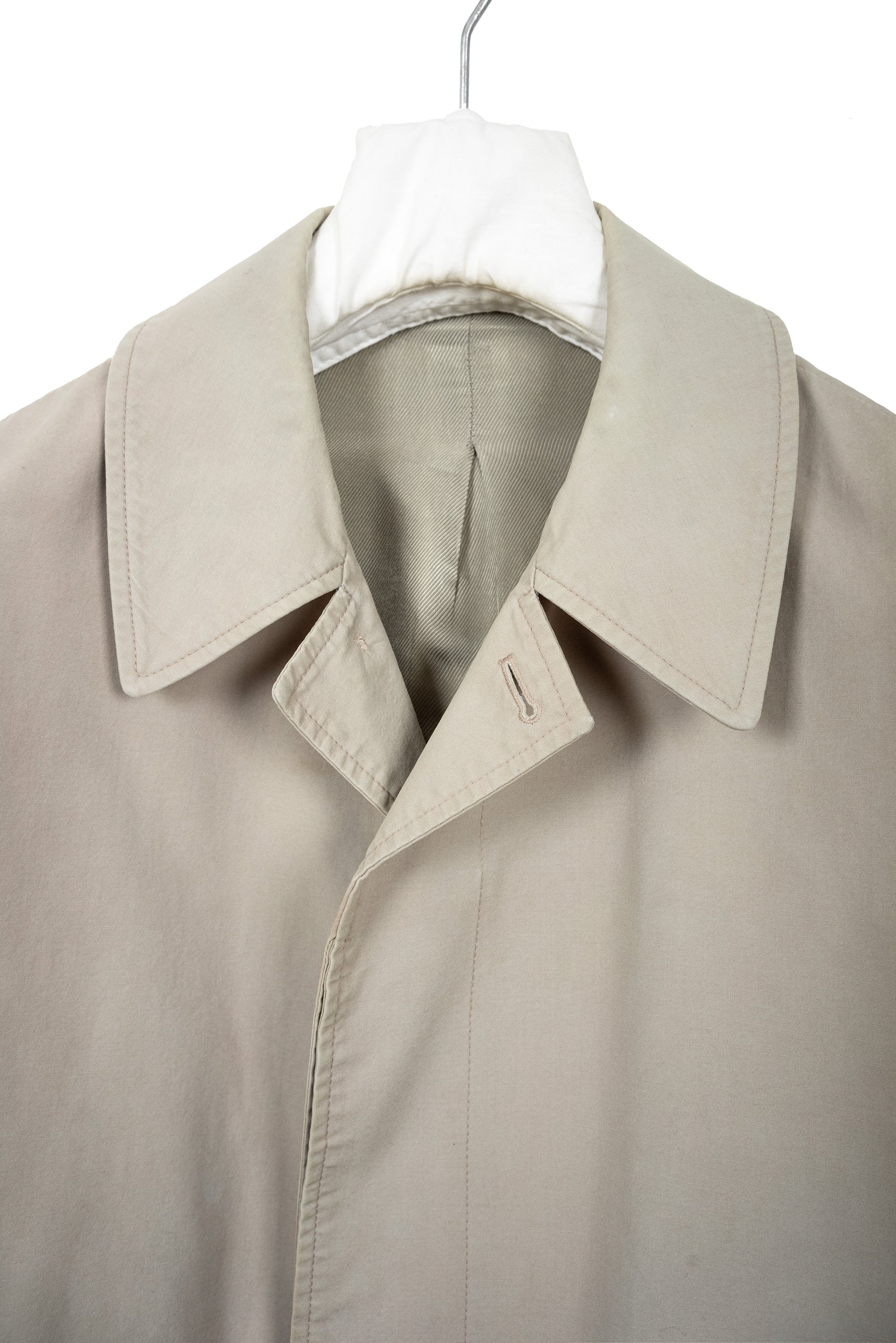 2001 S/S BAL COLLAR COTTON OVERCOAT