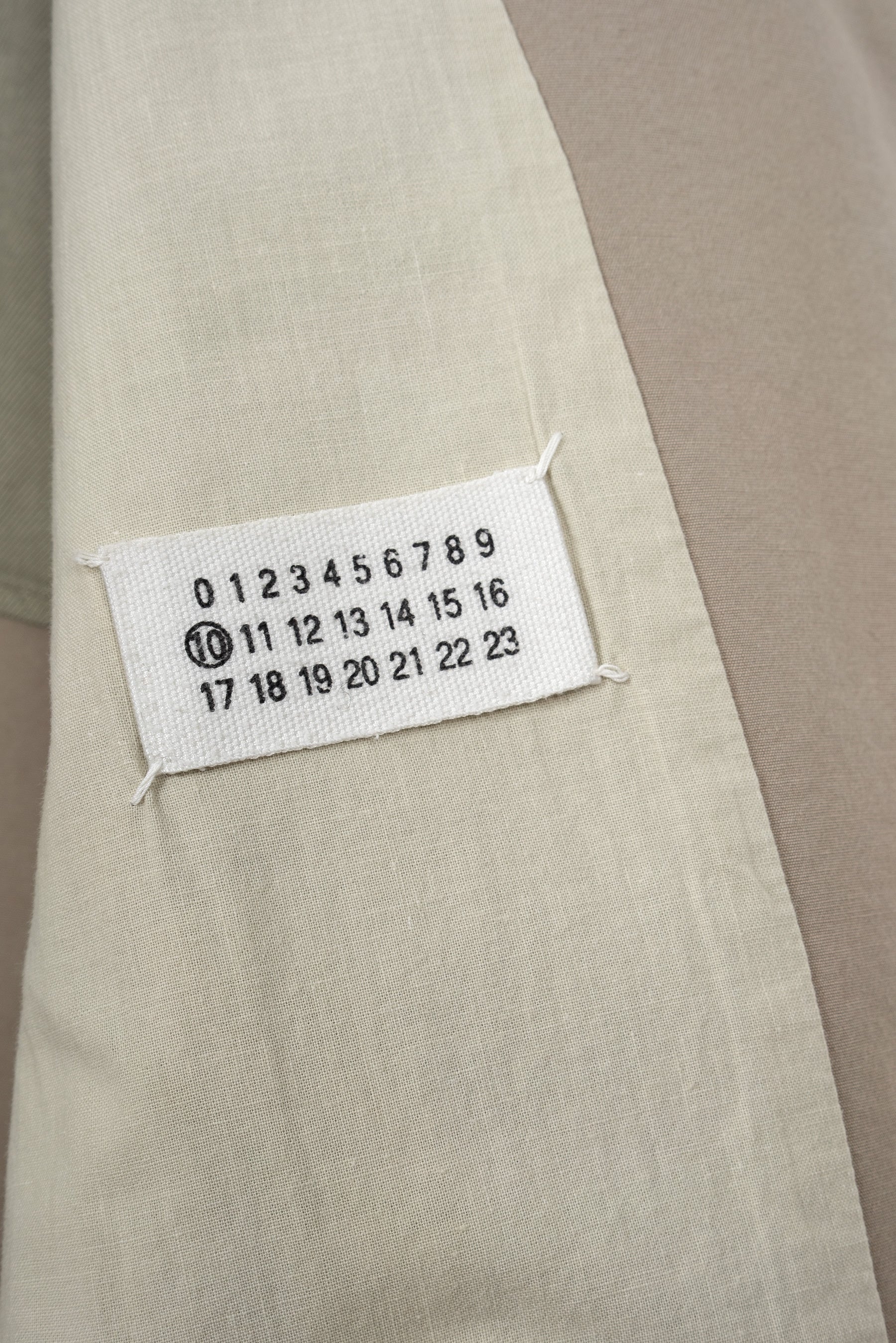 2001 S/S BAL COLLAR COTTON OVERCOAT