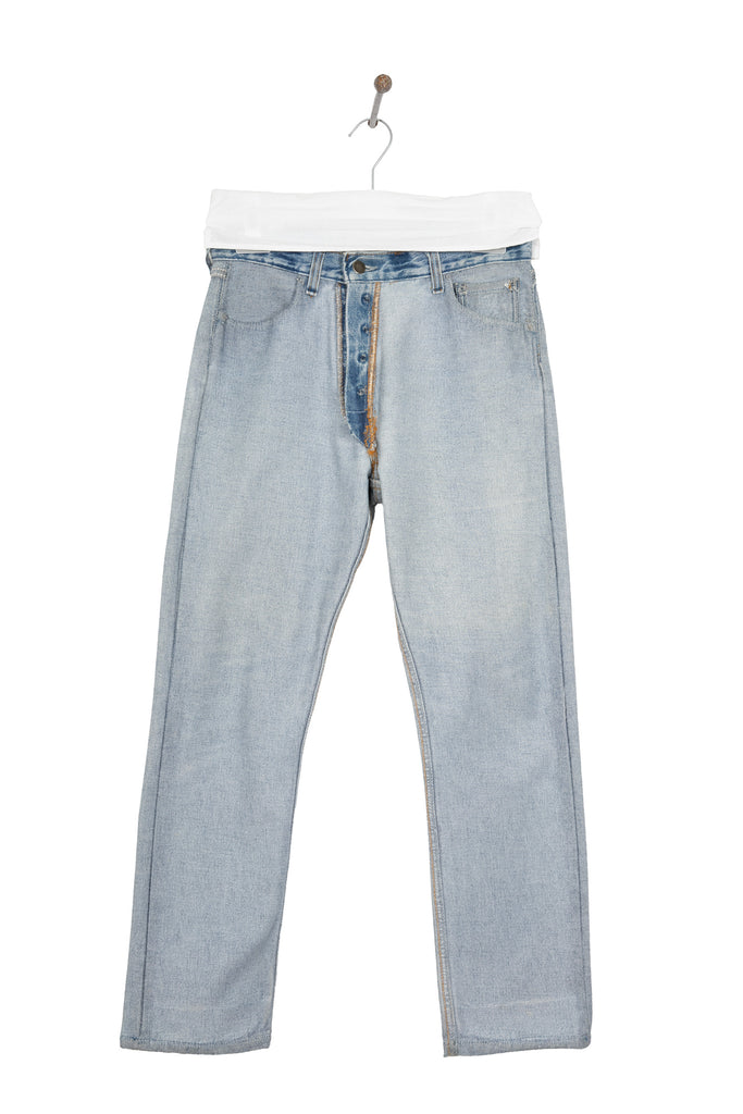 2003 S/S ARTISANAL REVERSED JEANS