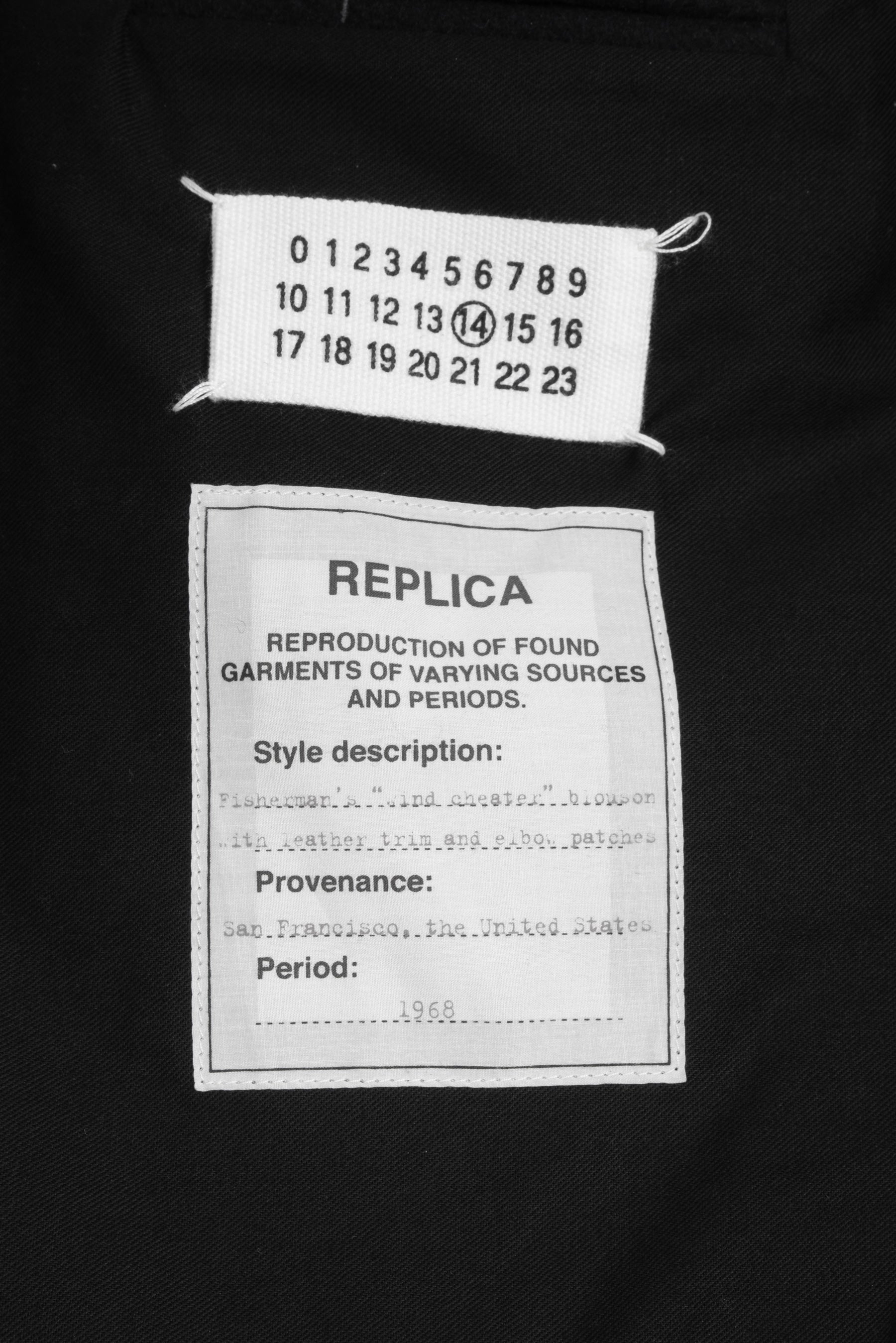2006 A/W REPLICA "FISHERMAN'S BLOUSON. SAN FRANCISCO, USA. 1968"