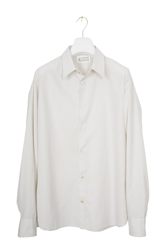 2005 S/S PINSTRIPE MINI JACQUARD SHIRT
