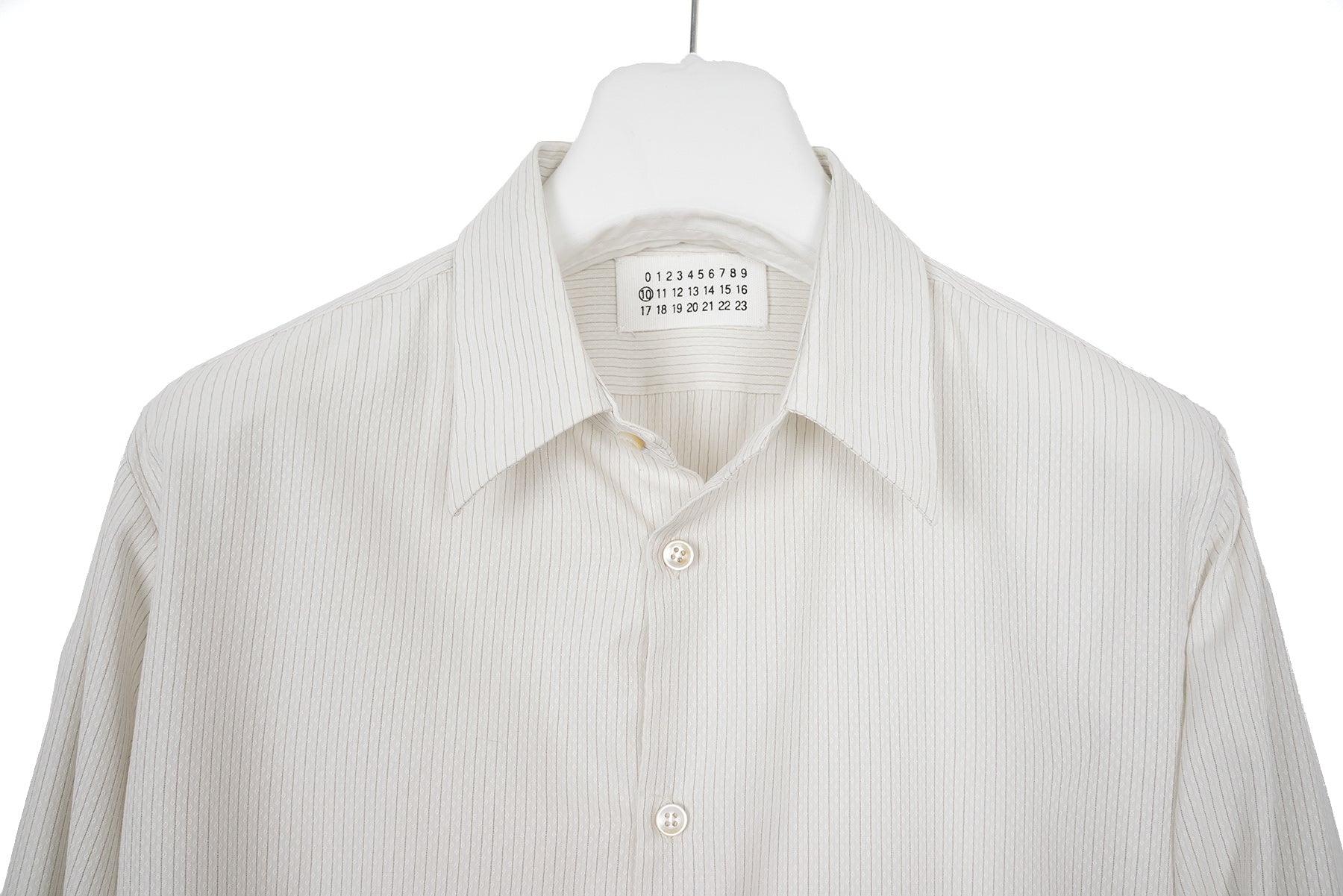 2005 S/S PINSTRIPE MINI JACQUARD SHIRT