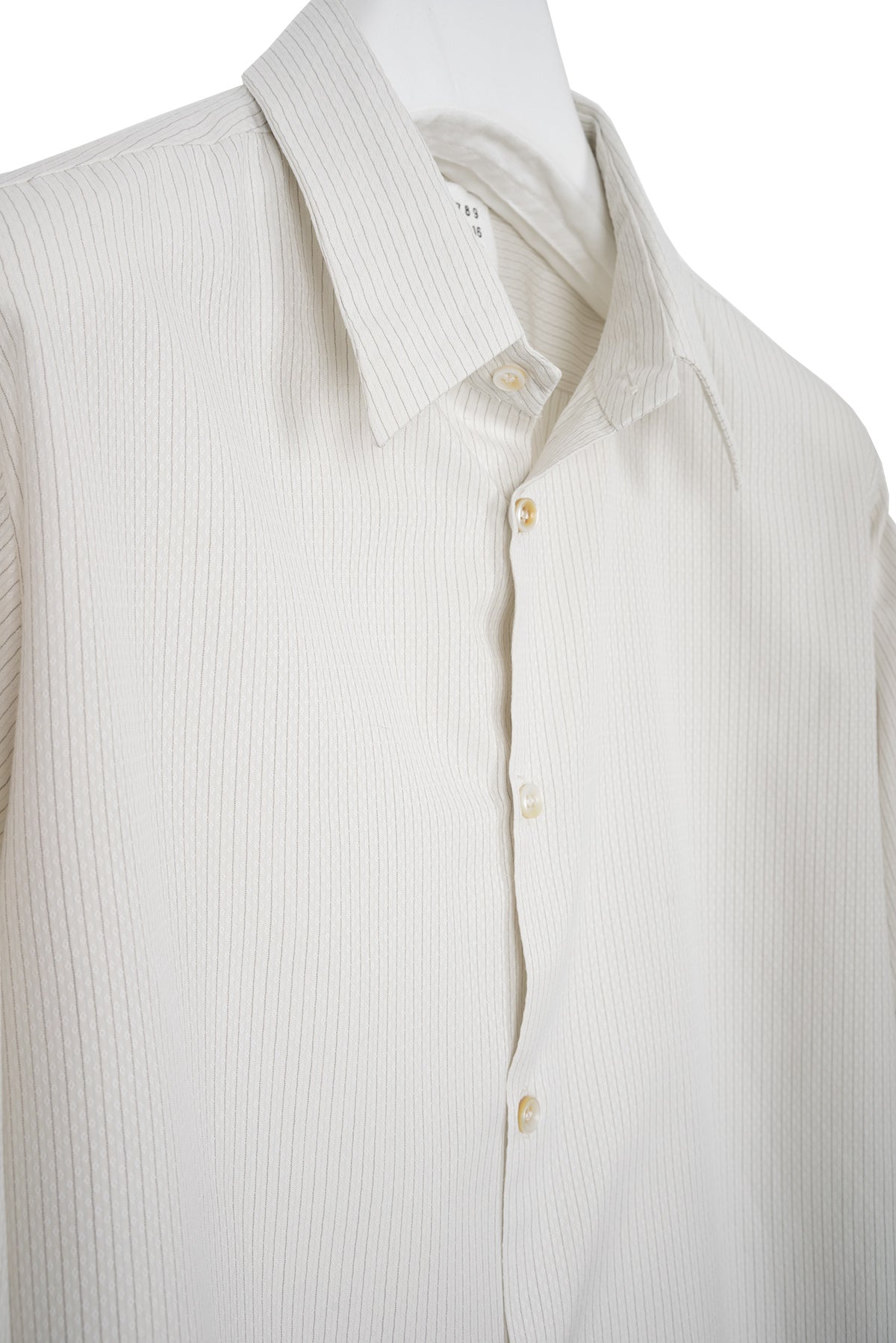 2005 S/S PINSTRIPE MINI JACQUARD SHIRT