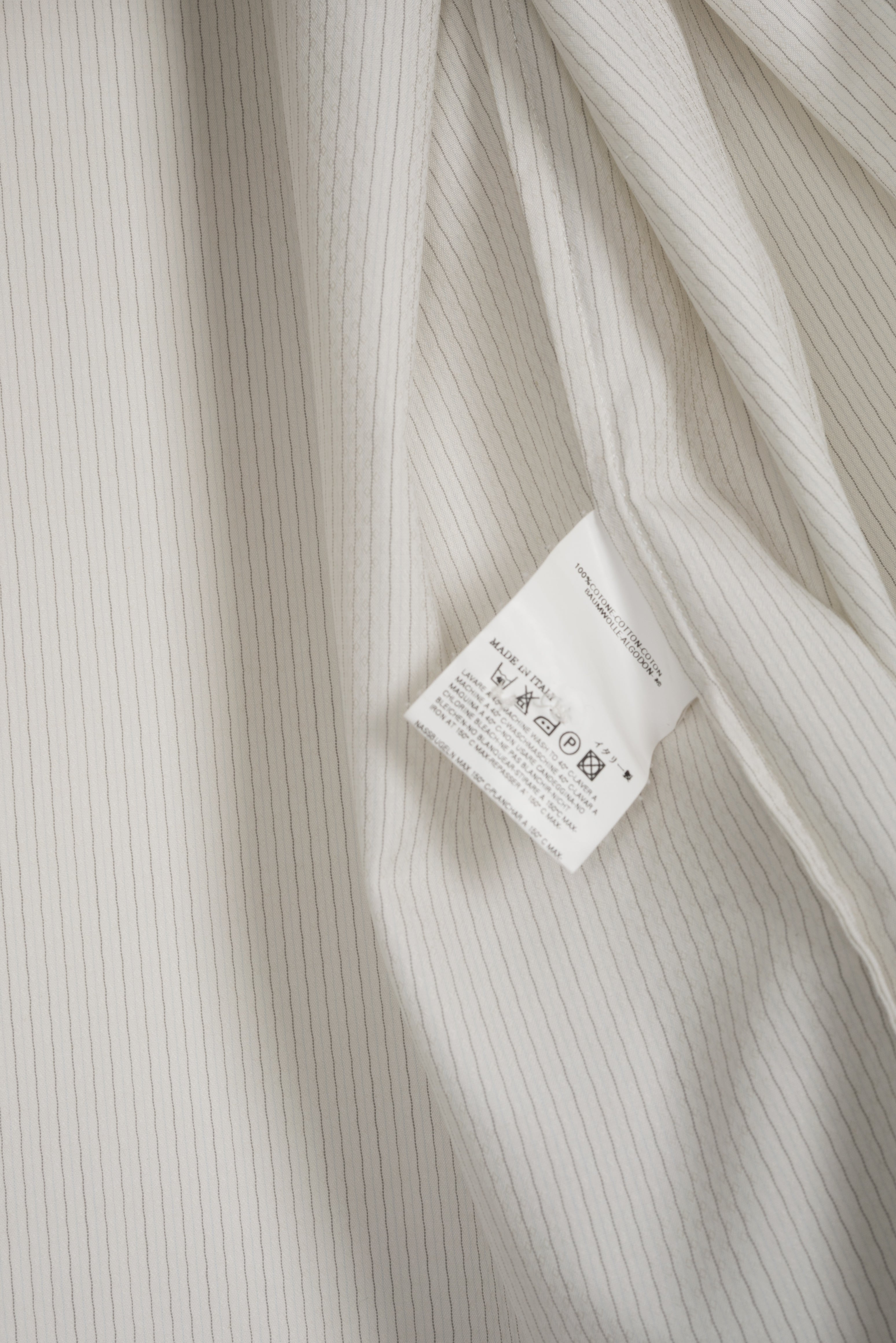 2005 S/S PINSTRIPE MINI JACQUARD SHIRT