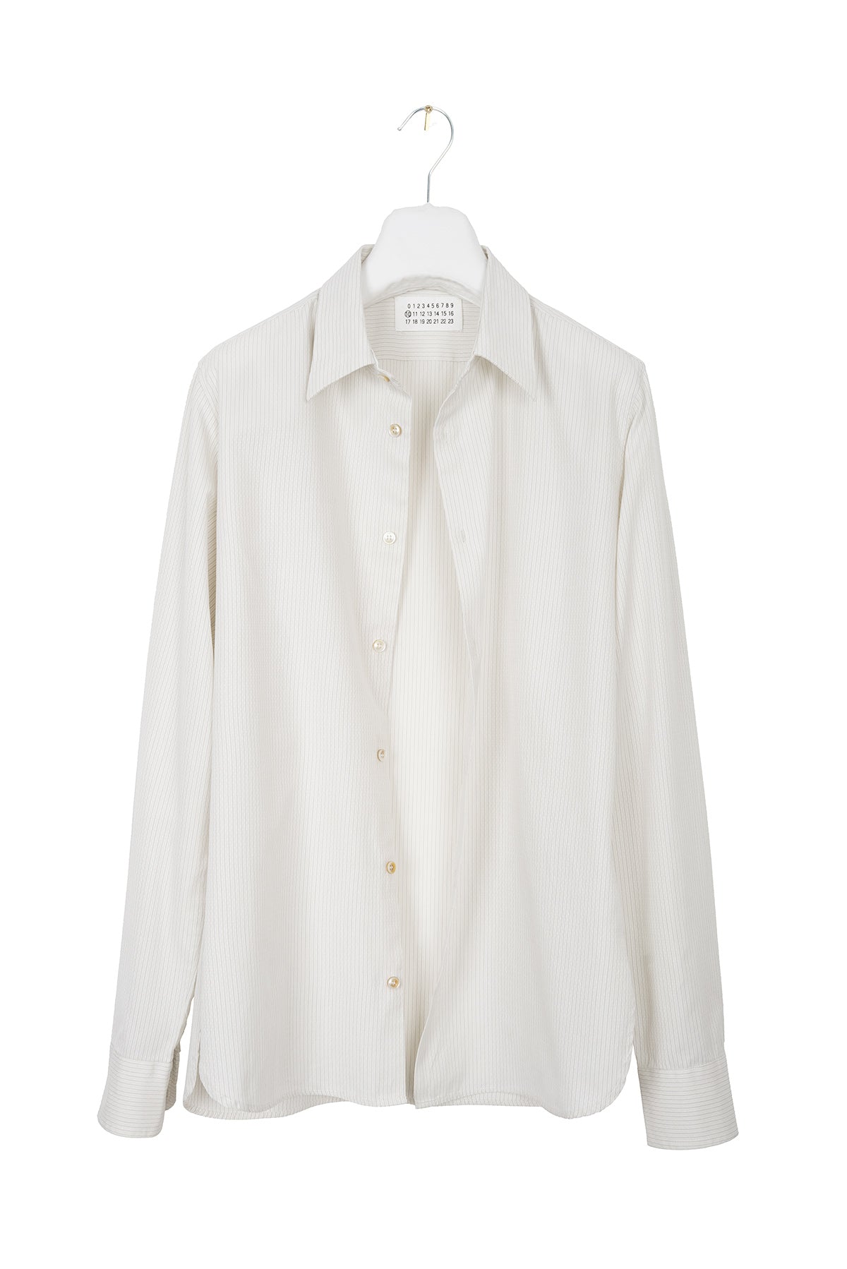 2005 S/S PINSTRIPE MINI JACQUARD SHIRT