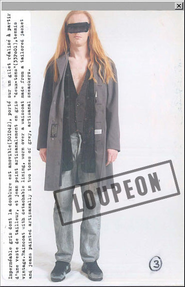 2003 A/W RAINCOAT WITH DETACHABLE SHERPA LINING