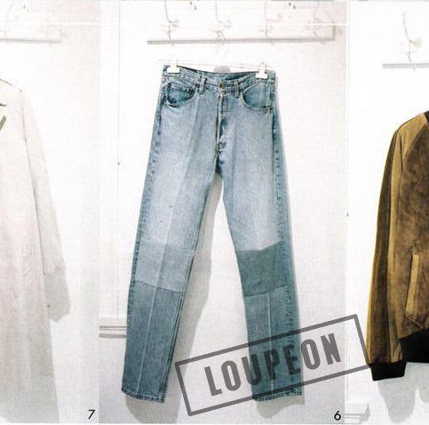 2000 A/W ARTISANAL REWORKED PATCHED JEANS