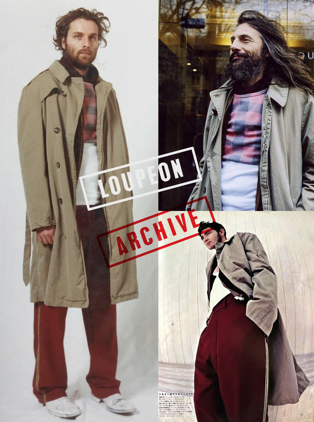 2001 A/W WASHED COTTON RAINCOAT