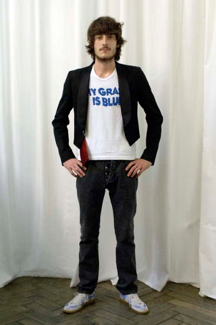 2007 S/S REPLICA GAT HAND-DRAWN WITH BLUE PEN