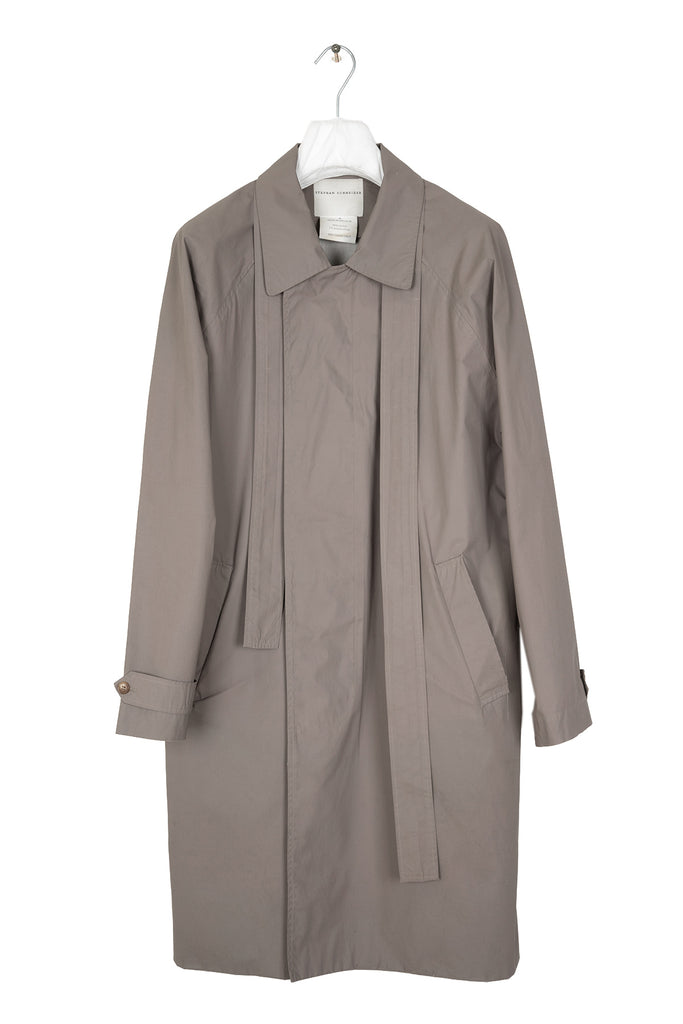 2002 S/S POLYURETHANE COATED COTTON BELTED TRENCHCOAT