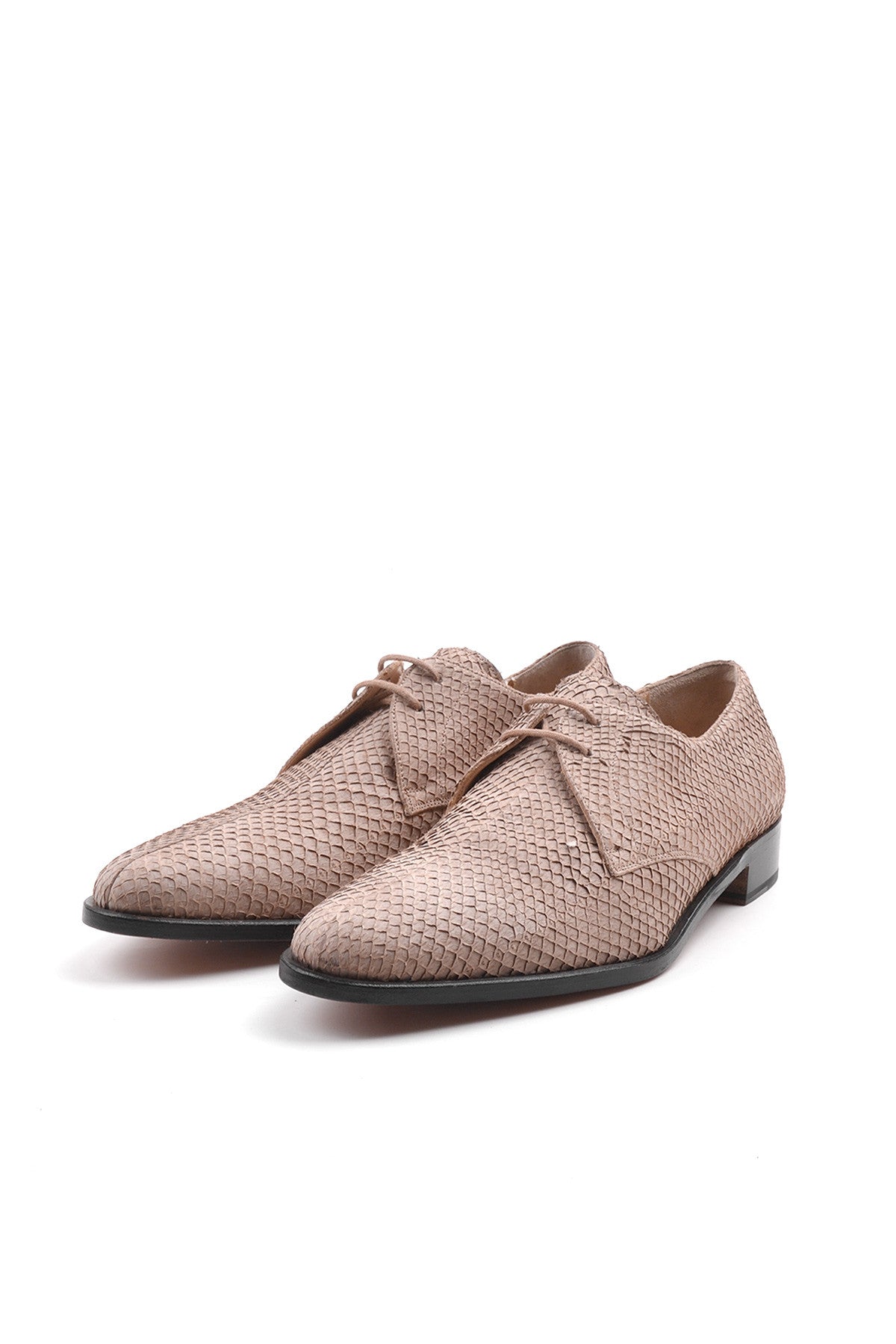 2002 S/S DERBY SHOES IN PERCH LEATHER