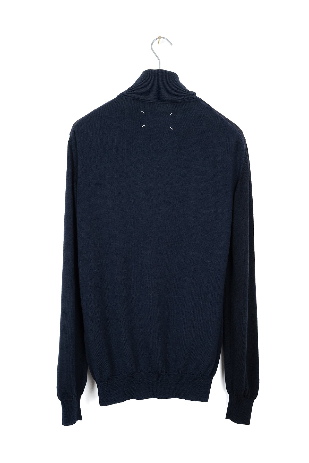 2006 A/W TRICOLOUR HIGHNECK IN BLUE WOOL