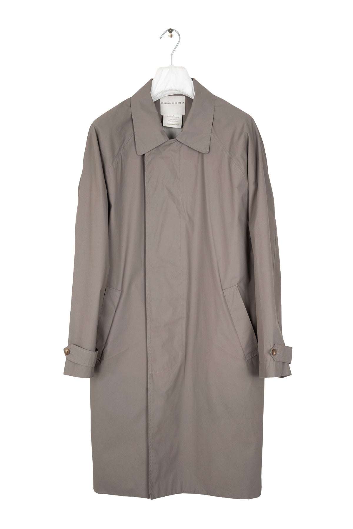 2002 S/S POLYURETHANE COATED COTTON BELTED TRENCHCOAT