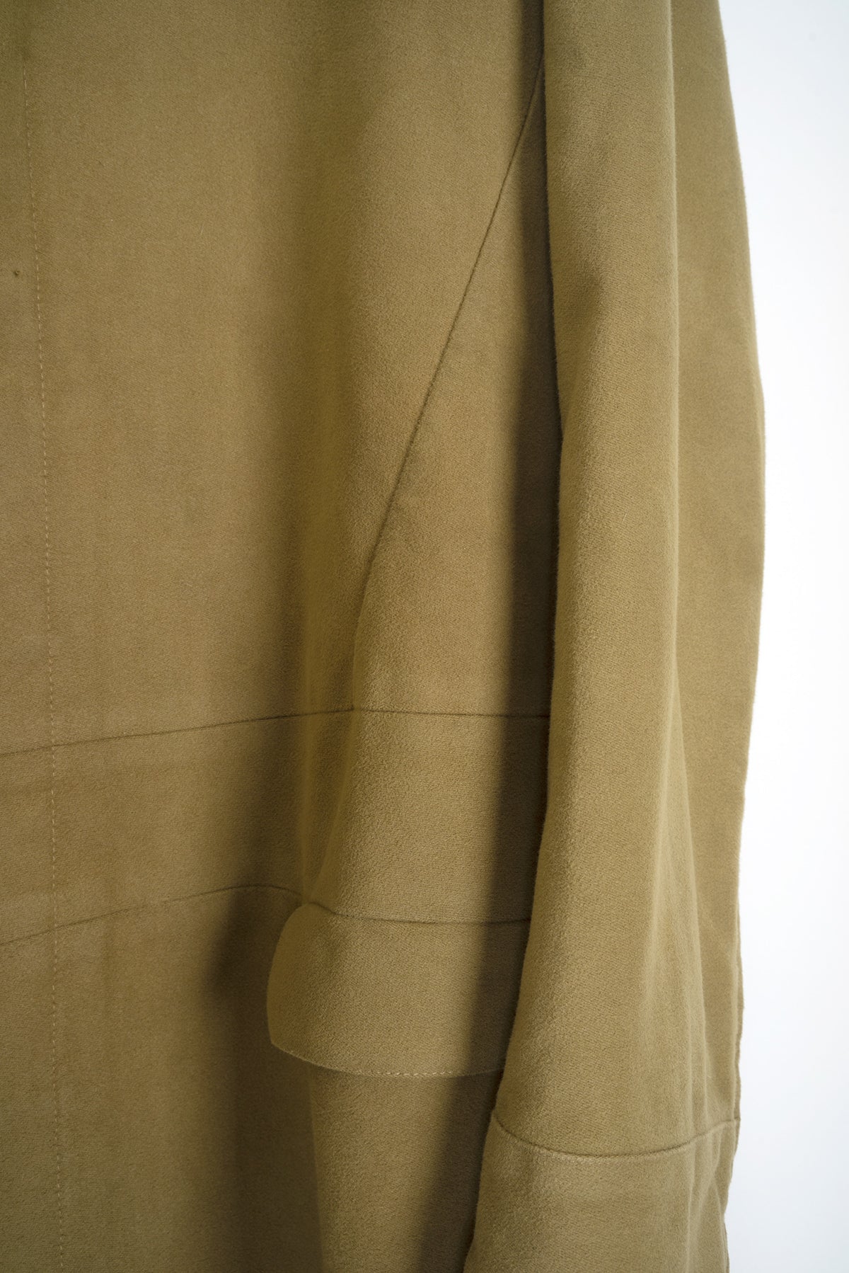 2001 A/W MOLESKIN CHESTERFIELD COAT WITH ZIPPED CUFFS