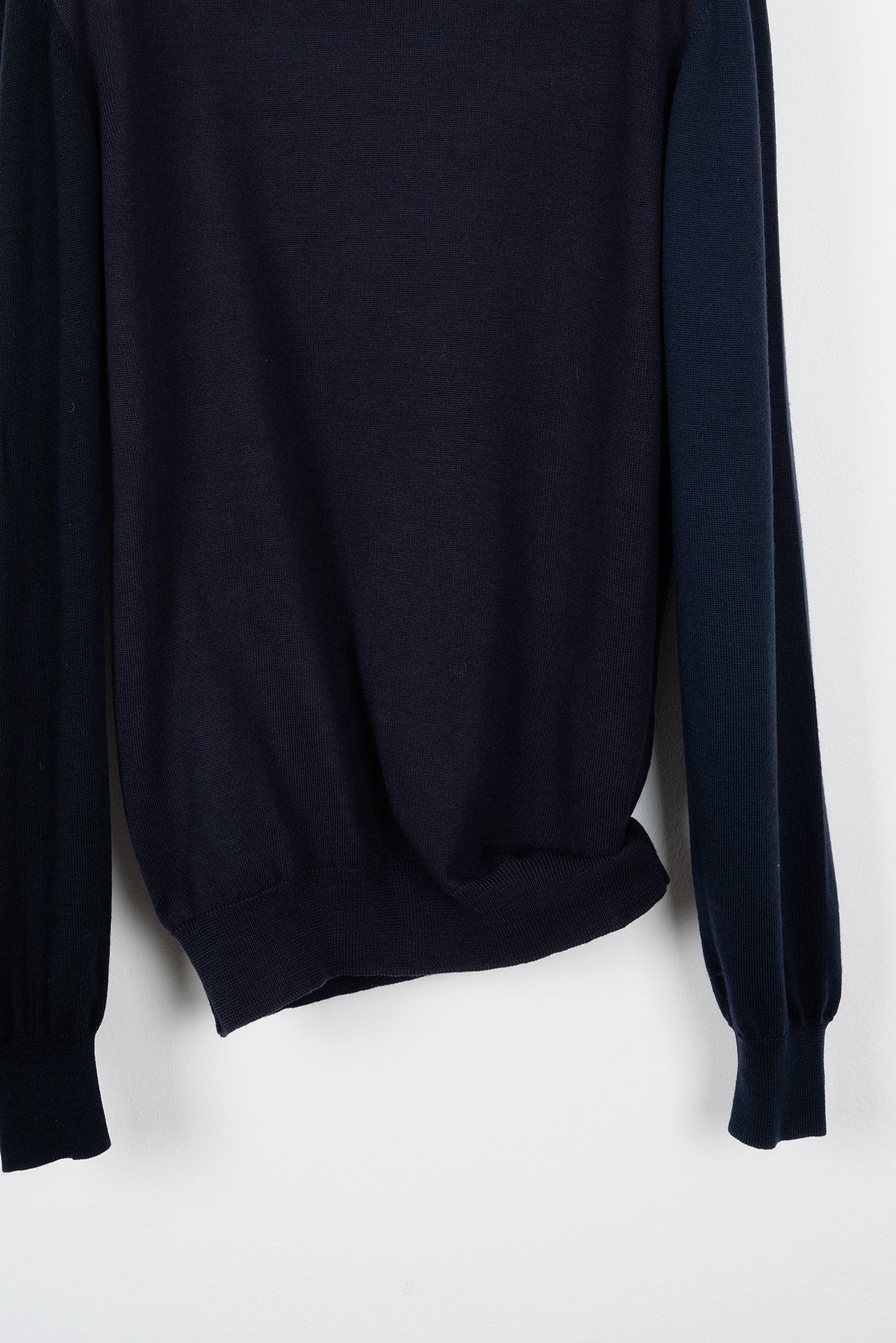 2006 A/W TRICOLOUR HIGHNECK IN BLUE WOOL