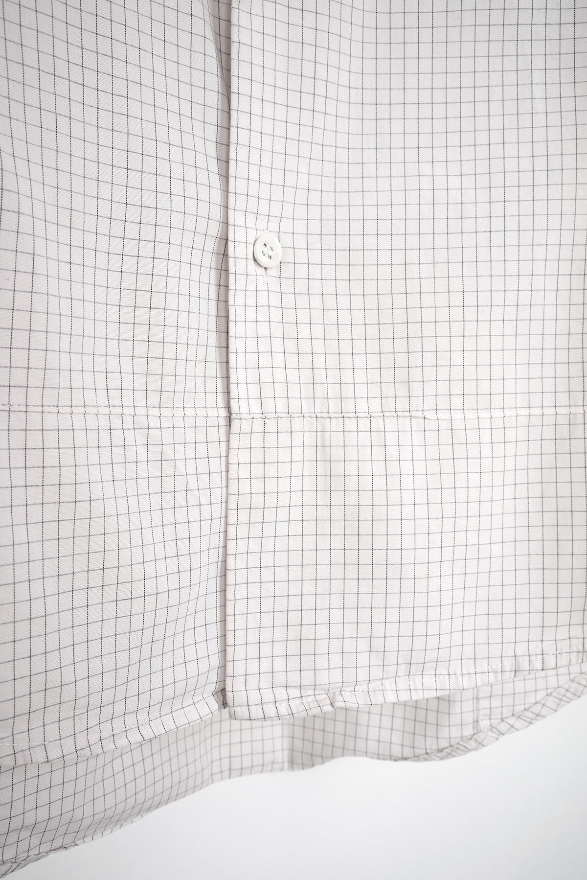 2004 S/S PATCHWORK GRID COTTON SHIRT