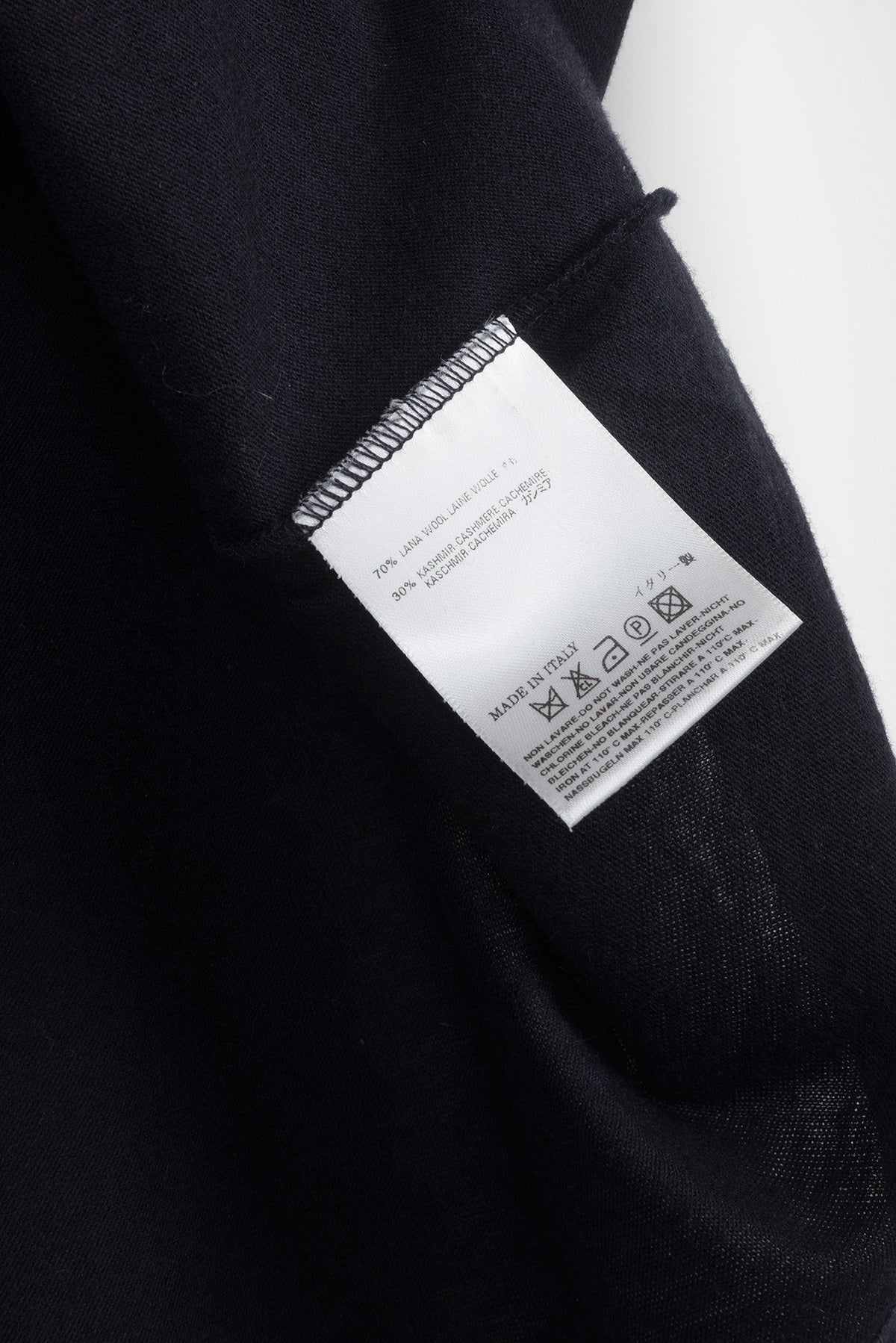 2007 A/W CASHMERE POLO NECK SWEATER WITH CONTRASTING COLLAR